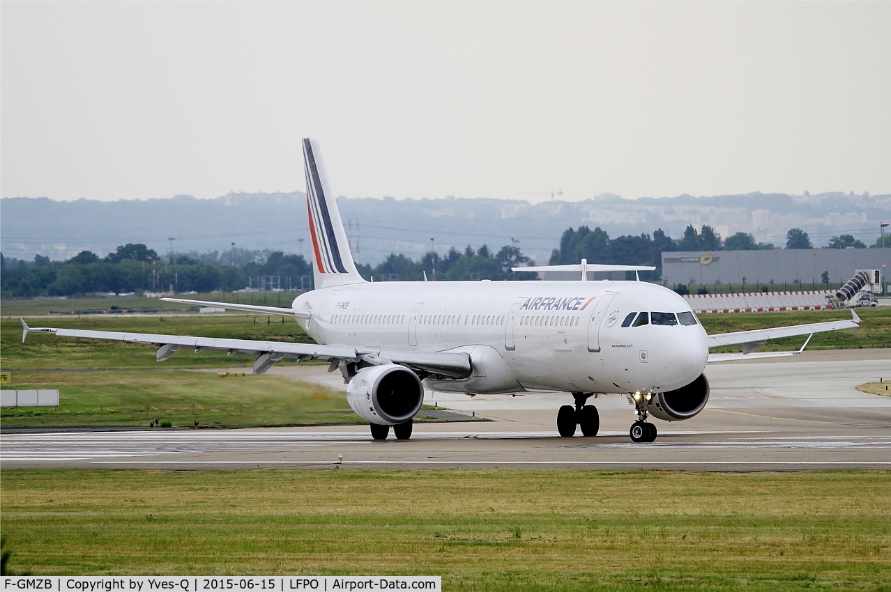 F-GMZB, 1994 Airbus A321-111 C/N 509, Airbus A321-111, Lining up rwy 08, Paris-Orly airport (LFPO-ORY)