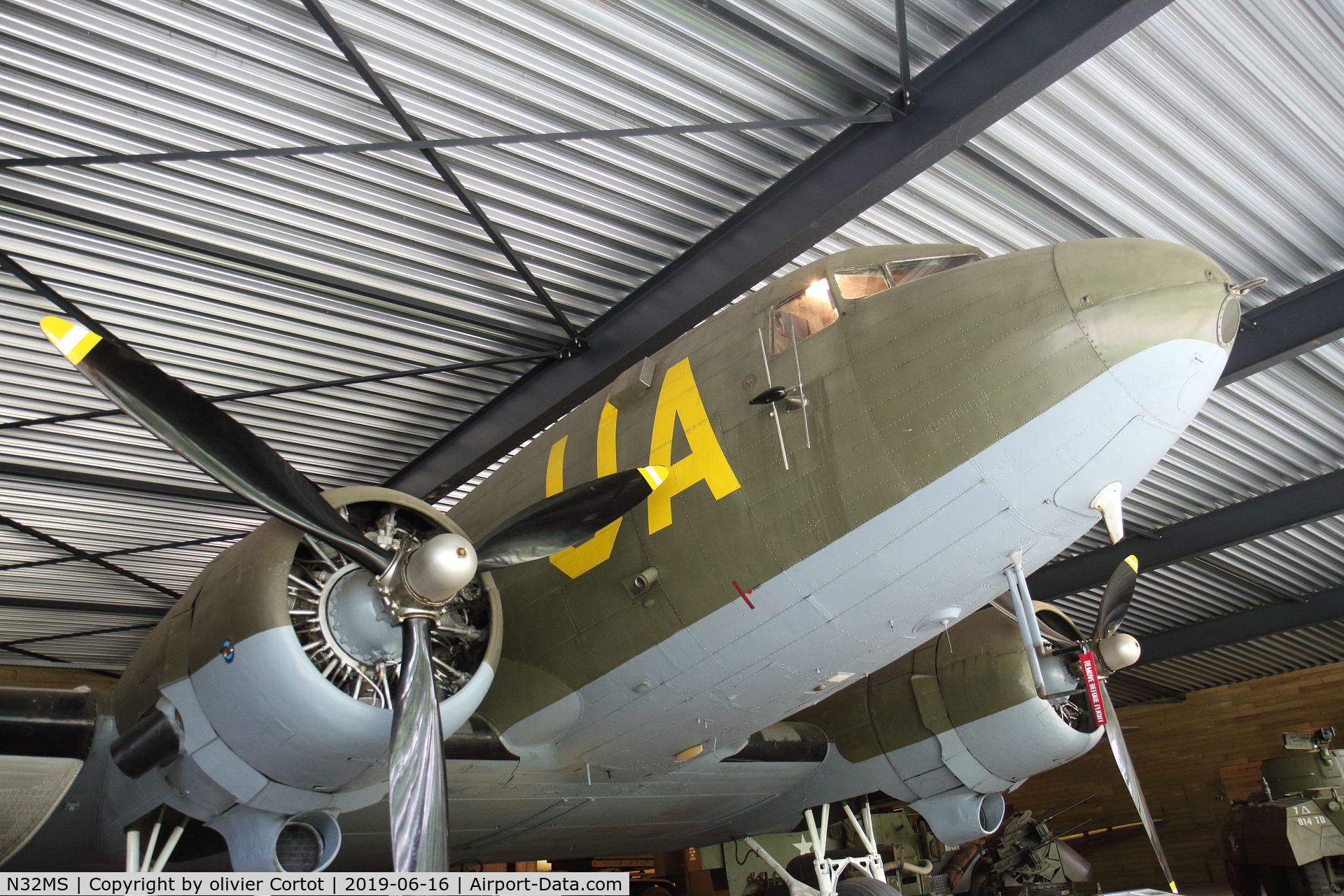 N32MS, 1942 Douglas DC3A C/N 4978, in a museum in the netherlands