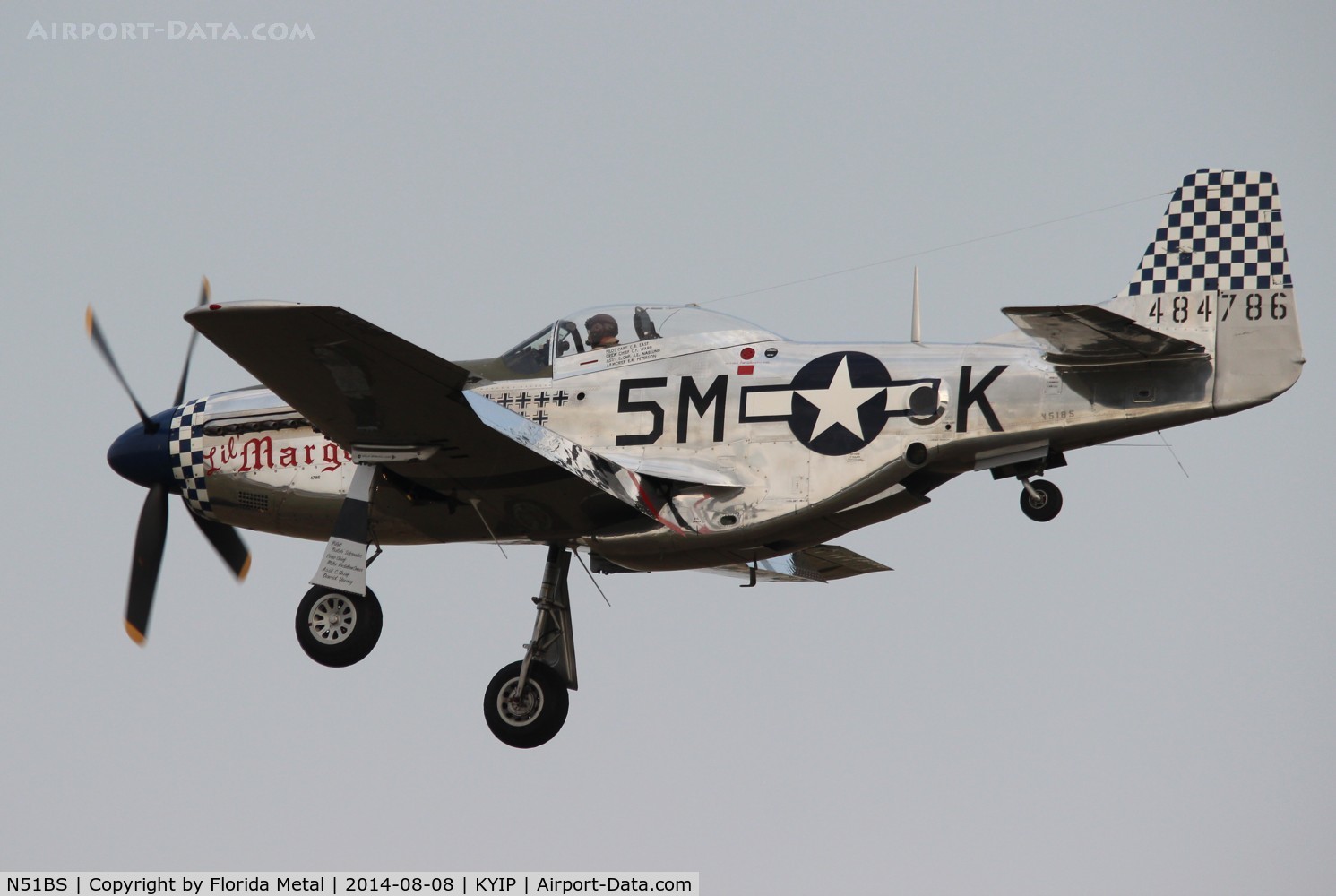 N51BS, 1958 North American P-51D Mustang C/N 44-73822, Thunder Over Michigan 2014