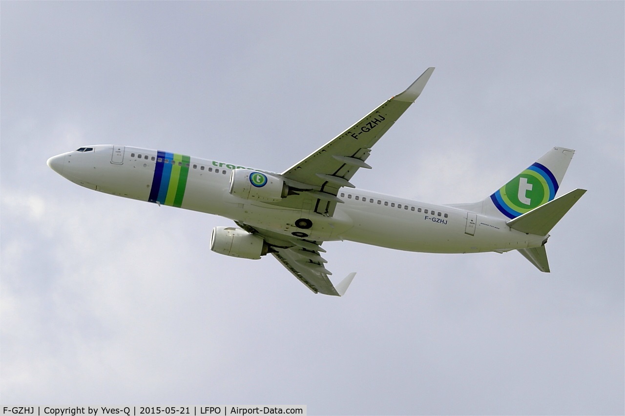 F-GZHJ, 2013 Boeing 737-86J C/N 37778, Boeing 737-86J, Take off Rwy 24, Paris-Orly Airport (LFPO-ORY)