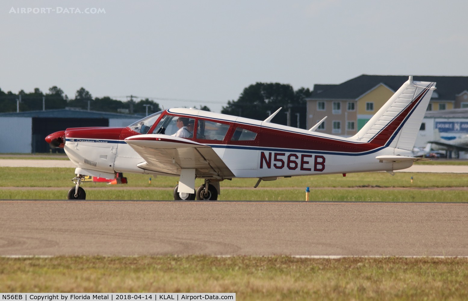 N56EB, 1968 Piper PA-28R-180 Cherokee Arrow C/N 28R30647, Sun N Fun 2018