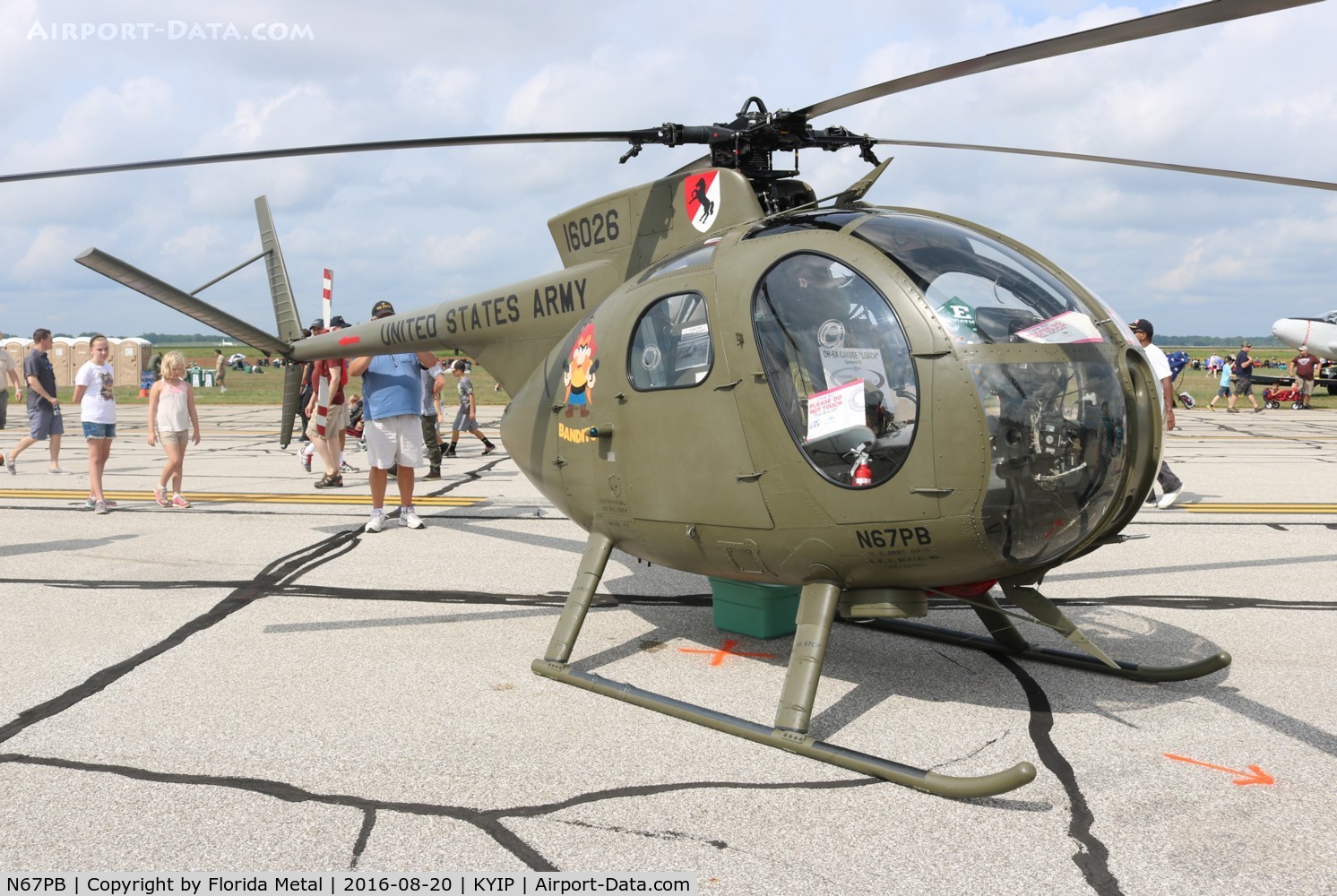 N67PB, 1968 Hughes OH-6A Cayuse C/N 480411, Thunder Over Michigan 2016