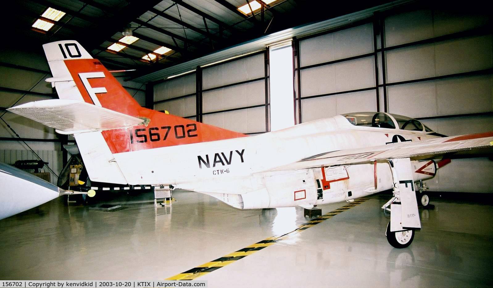 156702, North American T-2C Buckeye C/N 318-17, At the Valliant Air Command Museum.
