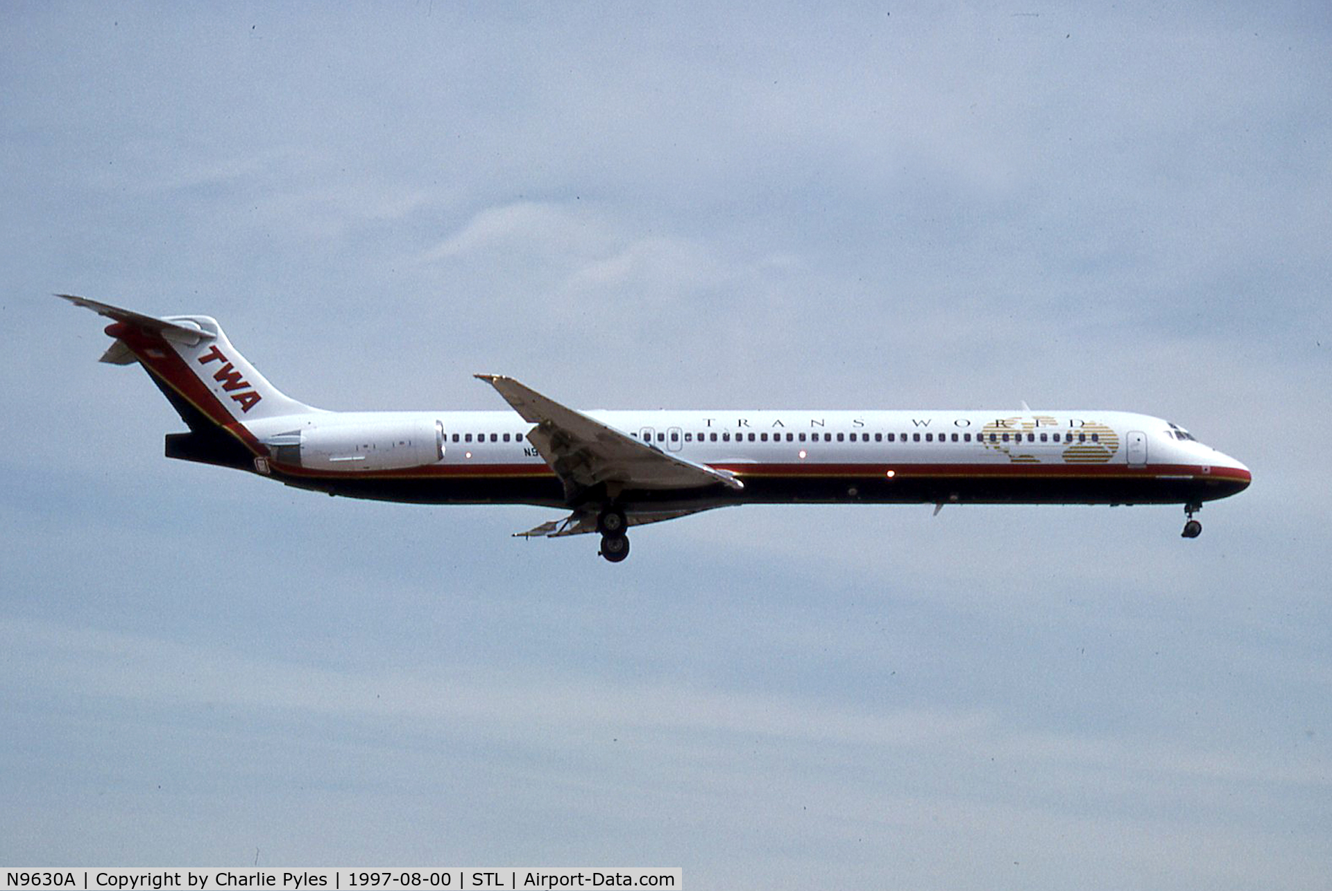 N9630A, 1997 McDonnell Douglas MD-83 (DC-9-83) C/N 53561, Lambert Field