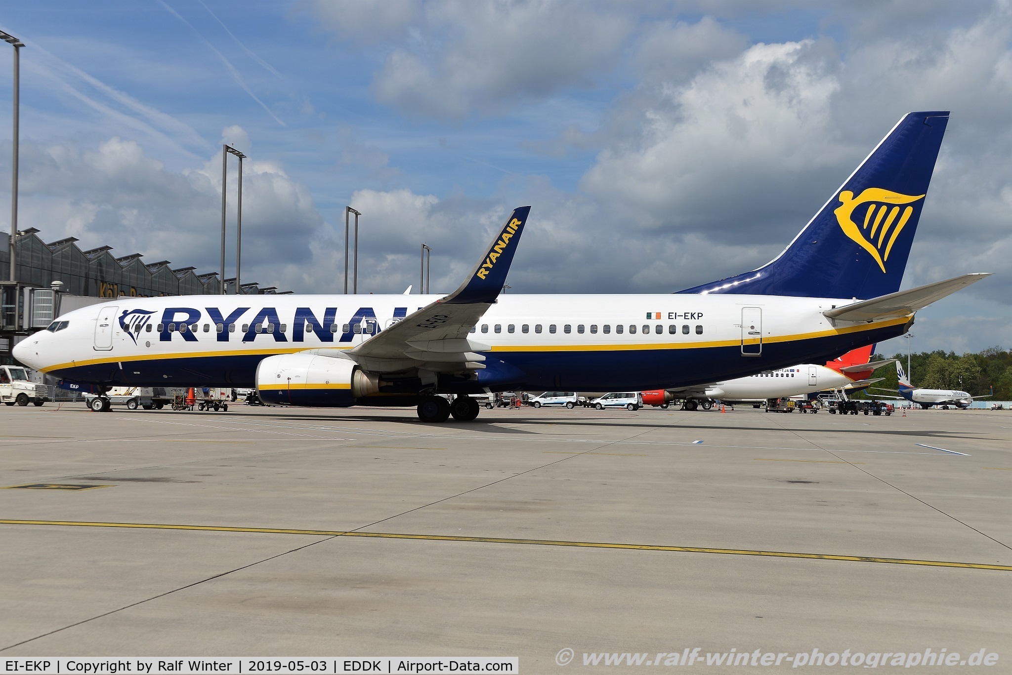 EI-EKP, 2010 Boeing 737-8AS C/N 35028, Boeing 737-8AS(W) - FR RYR Ryanair - 35028 - EI-EKP - 03.05.2019 - CGN