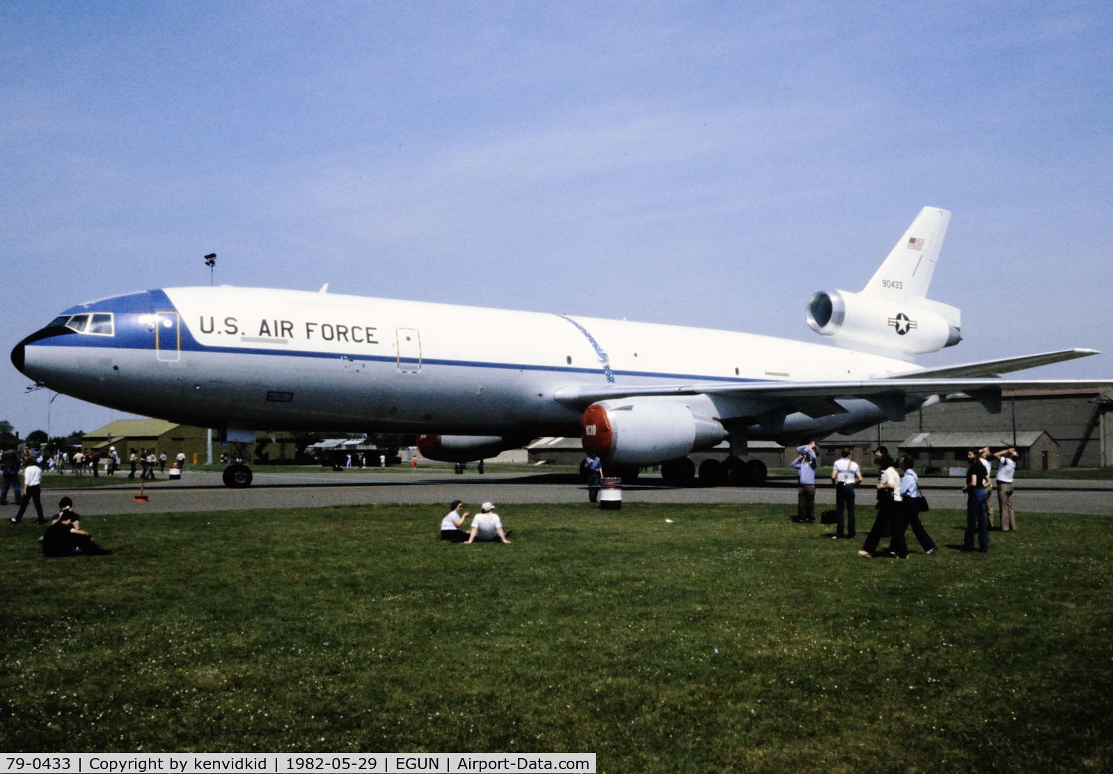 79-0433, 1981 McDonnell Douglas KC-10A Extender C/N 48200, At the 1982 Mildenhall Air Fete.
