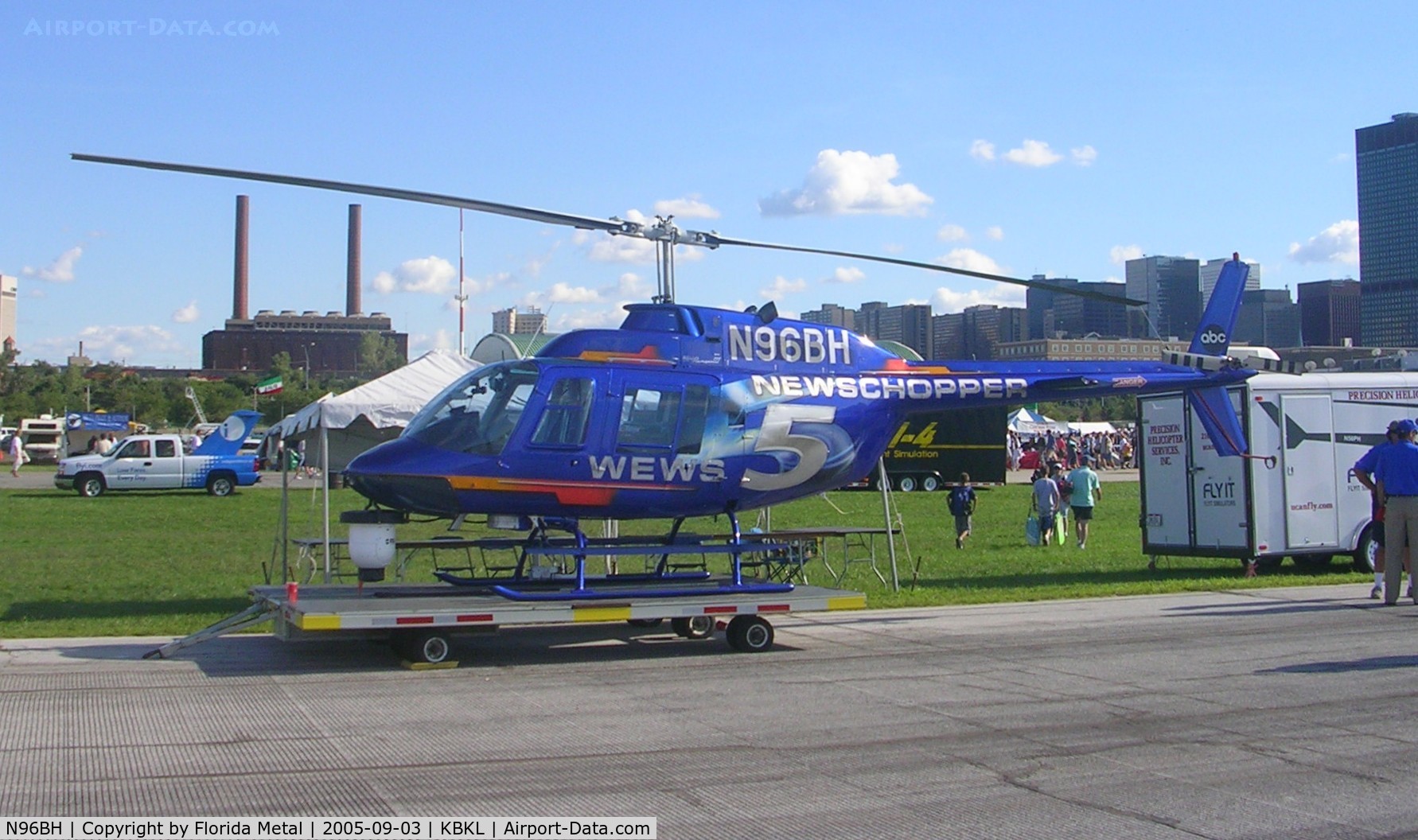 N96BH, 1978 Bell 206B C/N 2509, Cleveland 2005