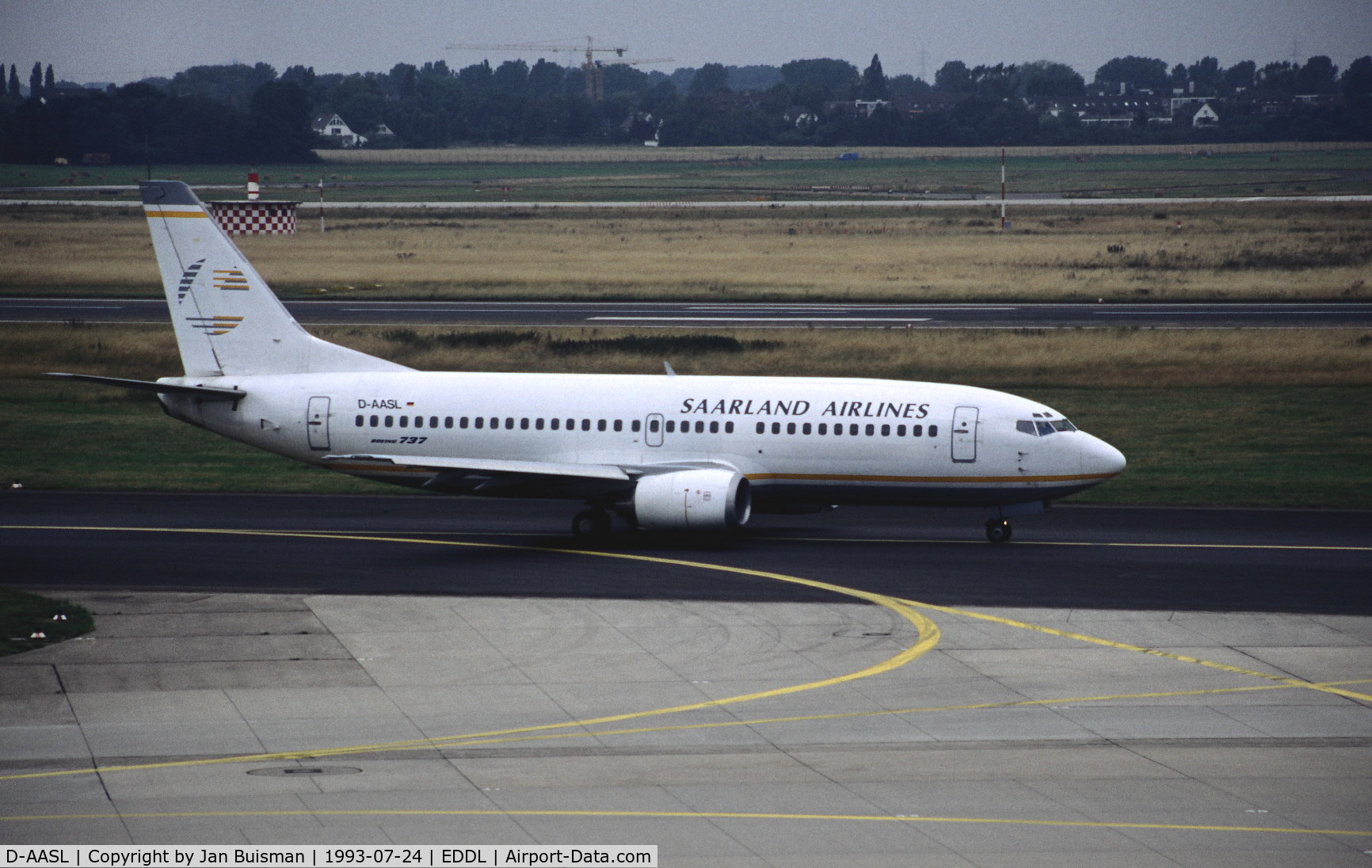 D-AASL, 1989 Boeing 737-3M8 C/N 24377, Saarland Airlines