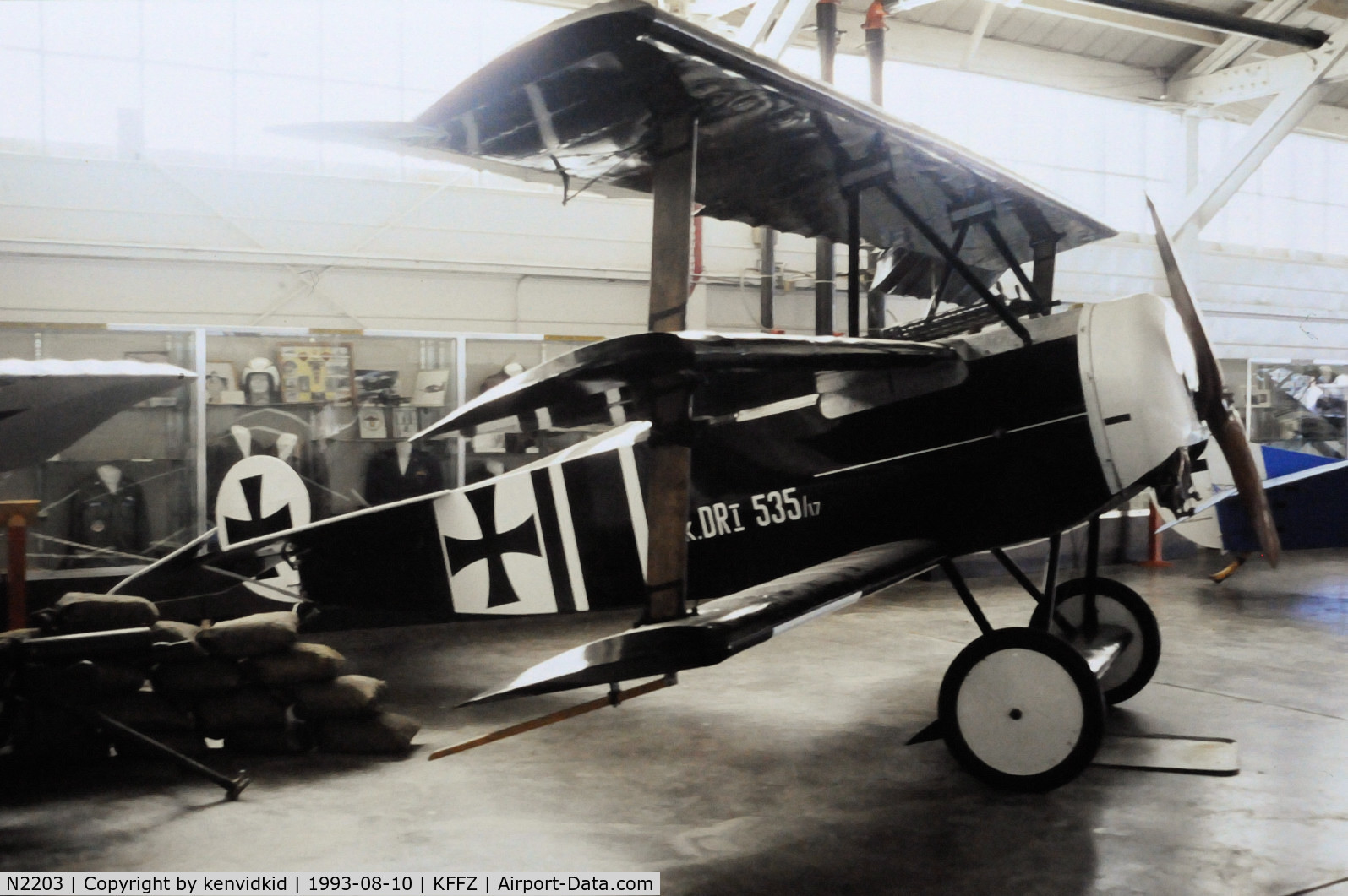 N2203, 1972 Fokker OR-1 C/N 535/17, At the Champlin Fighter Museum.
