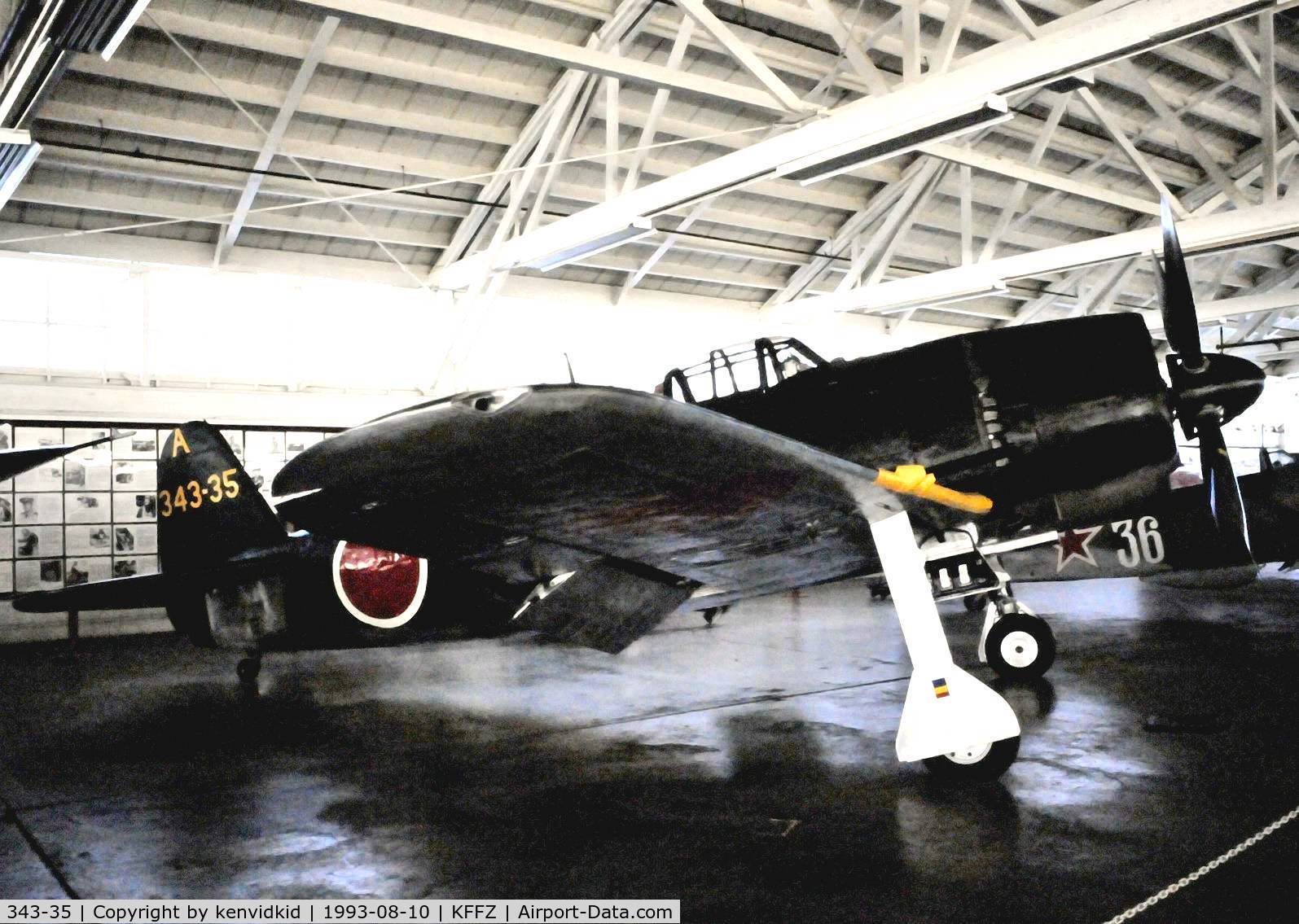 343-35, Kawanishi N1K2-JA Shiden Kai C/N 5341, At the Champlin Fighter Museum.
