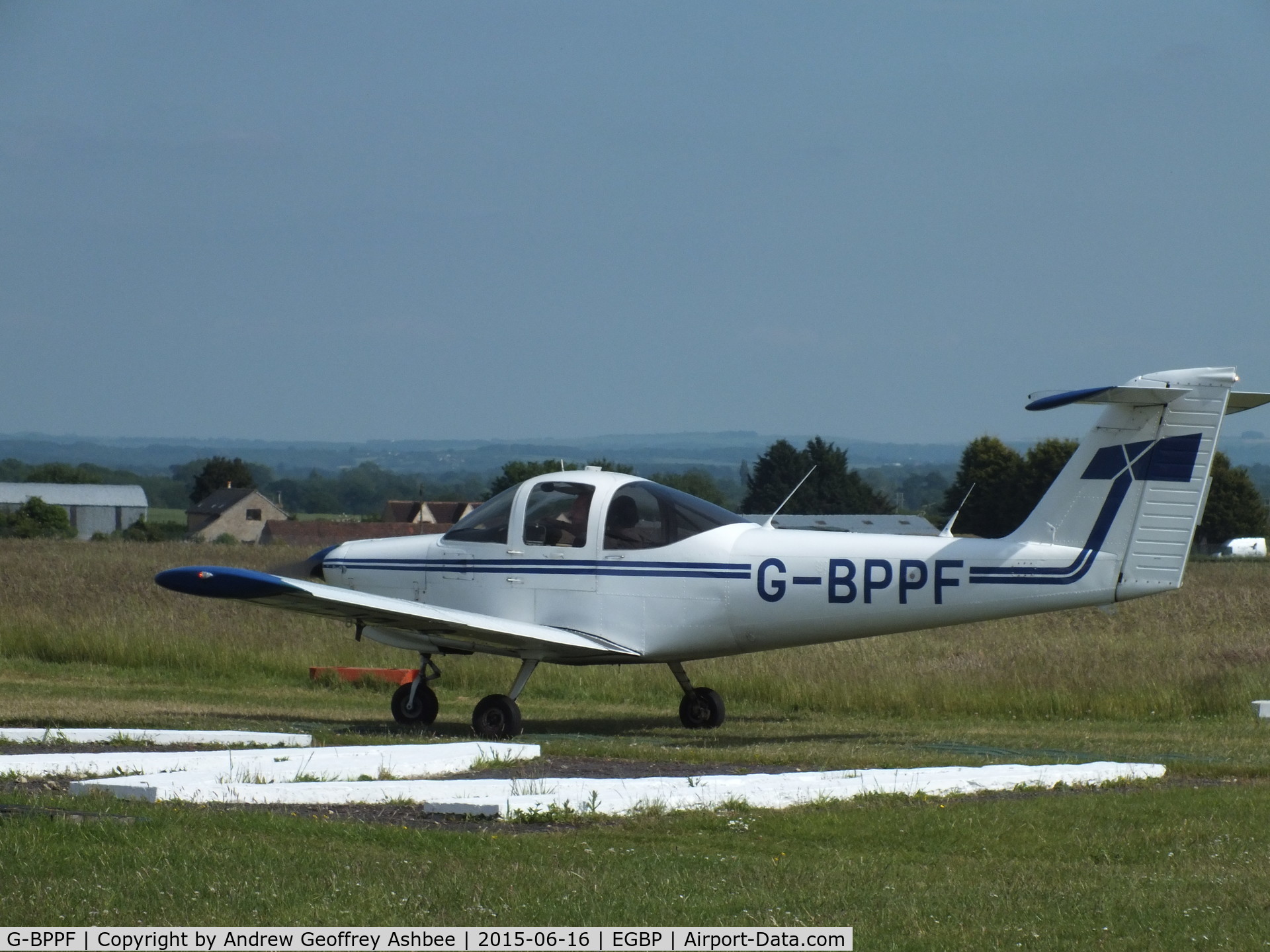 G-BPPF, 1979 Piper PA-38-112 Tomahawk Tomahawk C/N 38-79A0578, G-BPPF at Cotswold Airport.