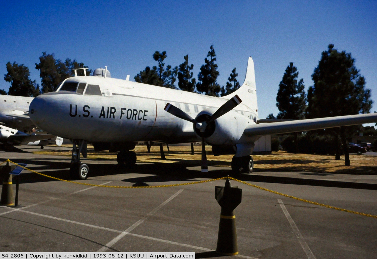 54-2806, 1954 Convair C-131D Samaritan C/N 201, At the Travis air base museum.