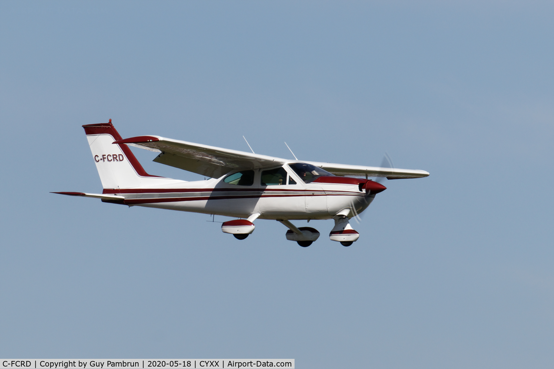 C-FCRD, 1974 Cessna 177B Cardinal C/N 17702099, Landing on 19 for pilot briefing and departure to take part in 