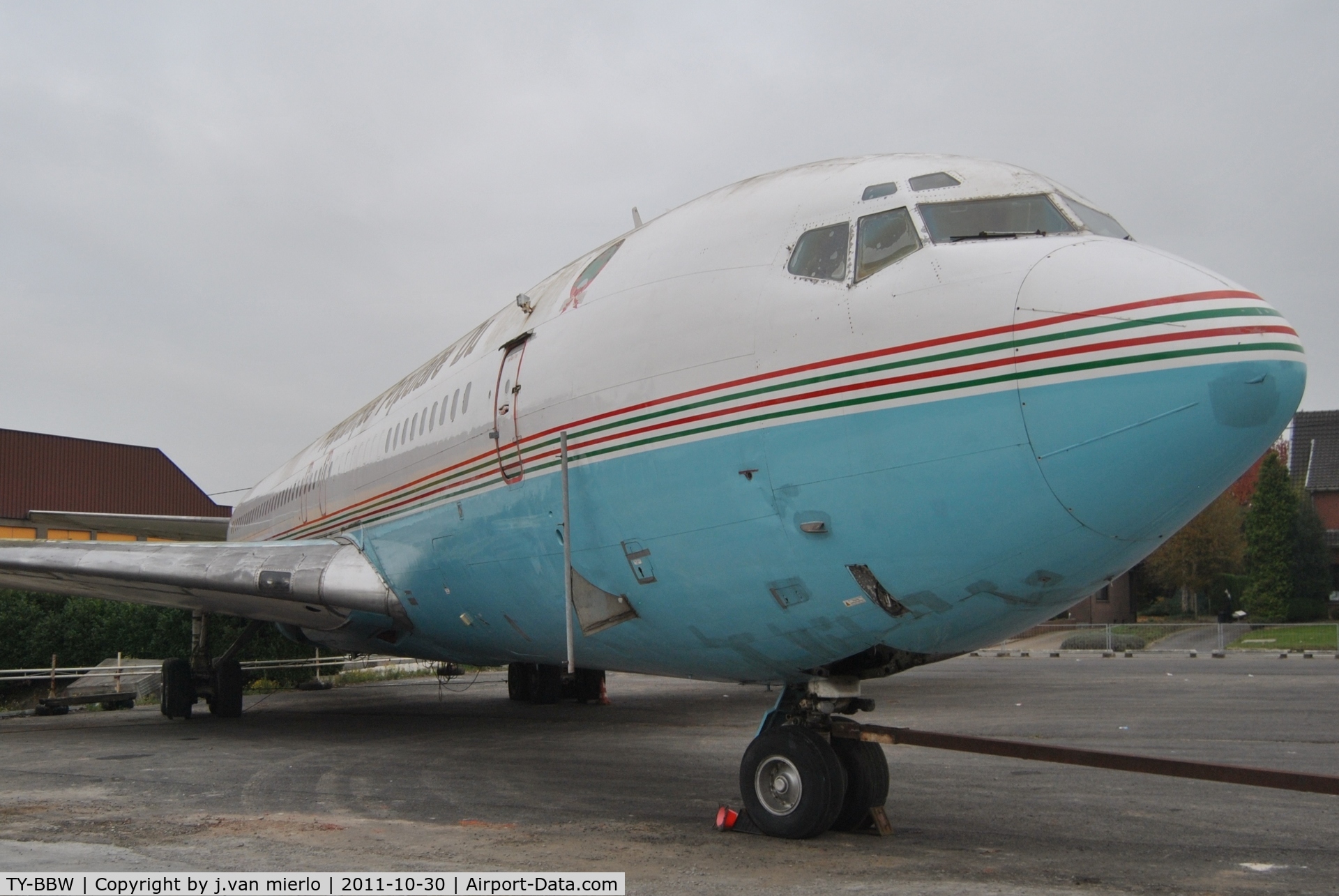 TY-BBW, 1961 Boeing 707-321 C/N 18084, Wetteren
