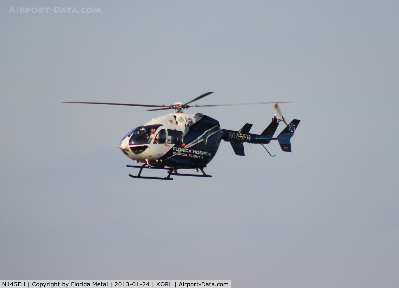 N145FH, 2004 Eurocopter-Kawasaki EC-145 (BK-117C-2) C/N 9047, ORL 2013