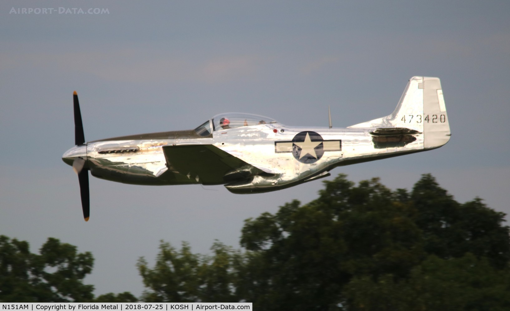N151AM, 1944 North American P-51D Mustang C/N 122-39879, OSH 2018