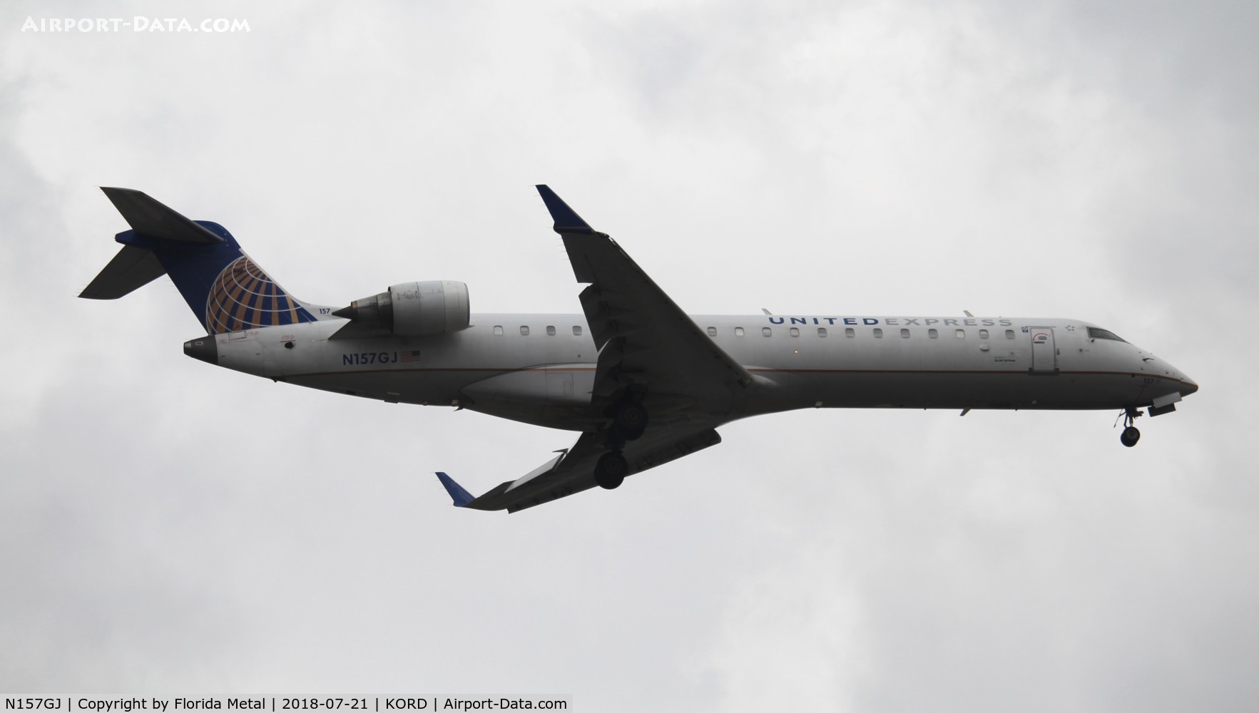 N157GJ, 2005 Bombardier CRJ-702 (CL-600-2C10) Regional Jet C/N 10230, ORD 2018