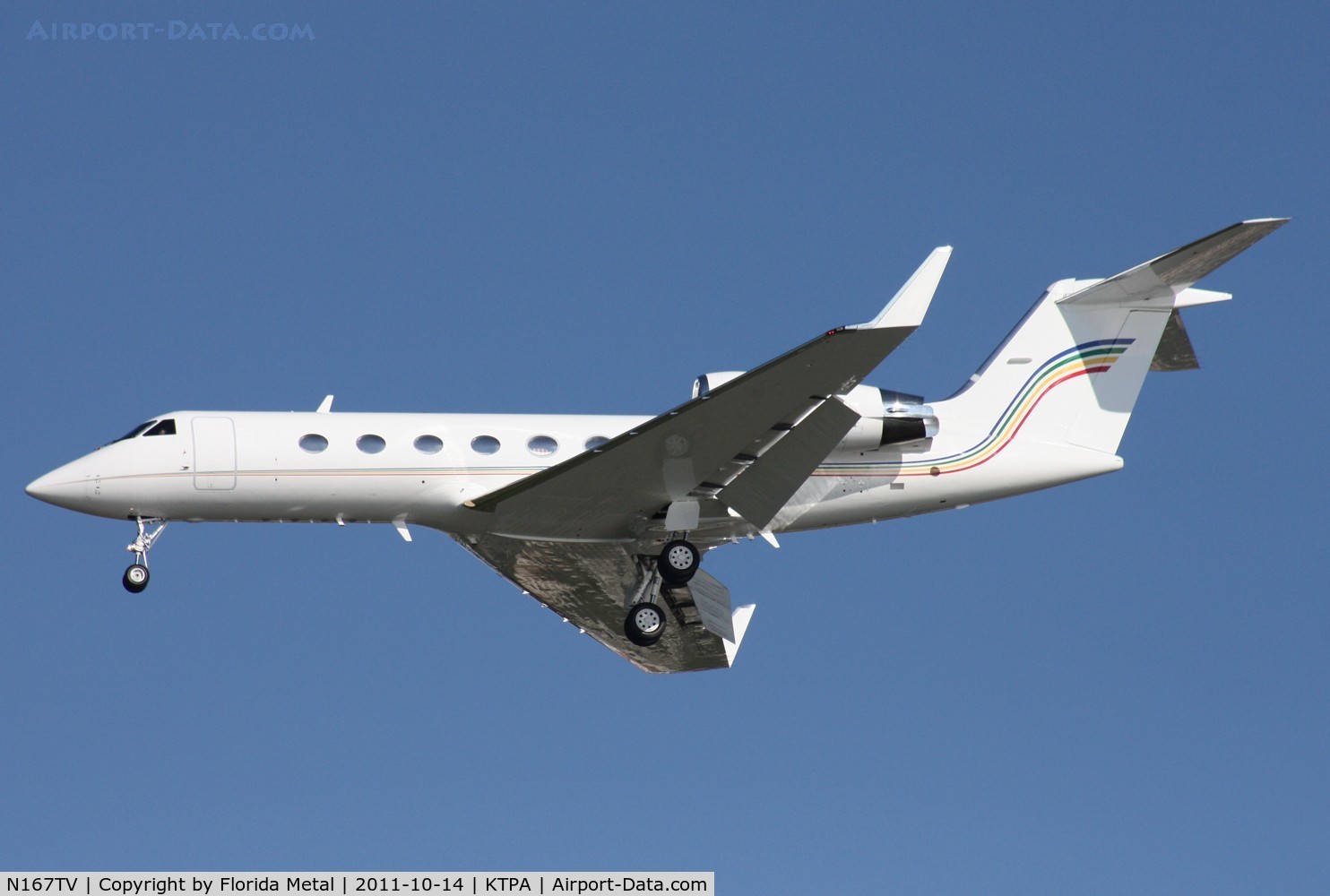 N167TV, 2004 Gulfstream Aerospace G-IV C/N 1533, TPA 2011