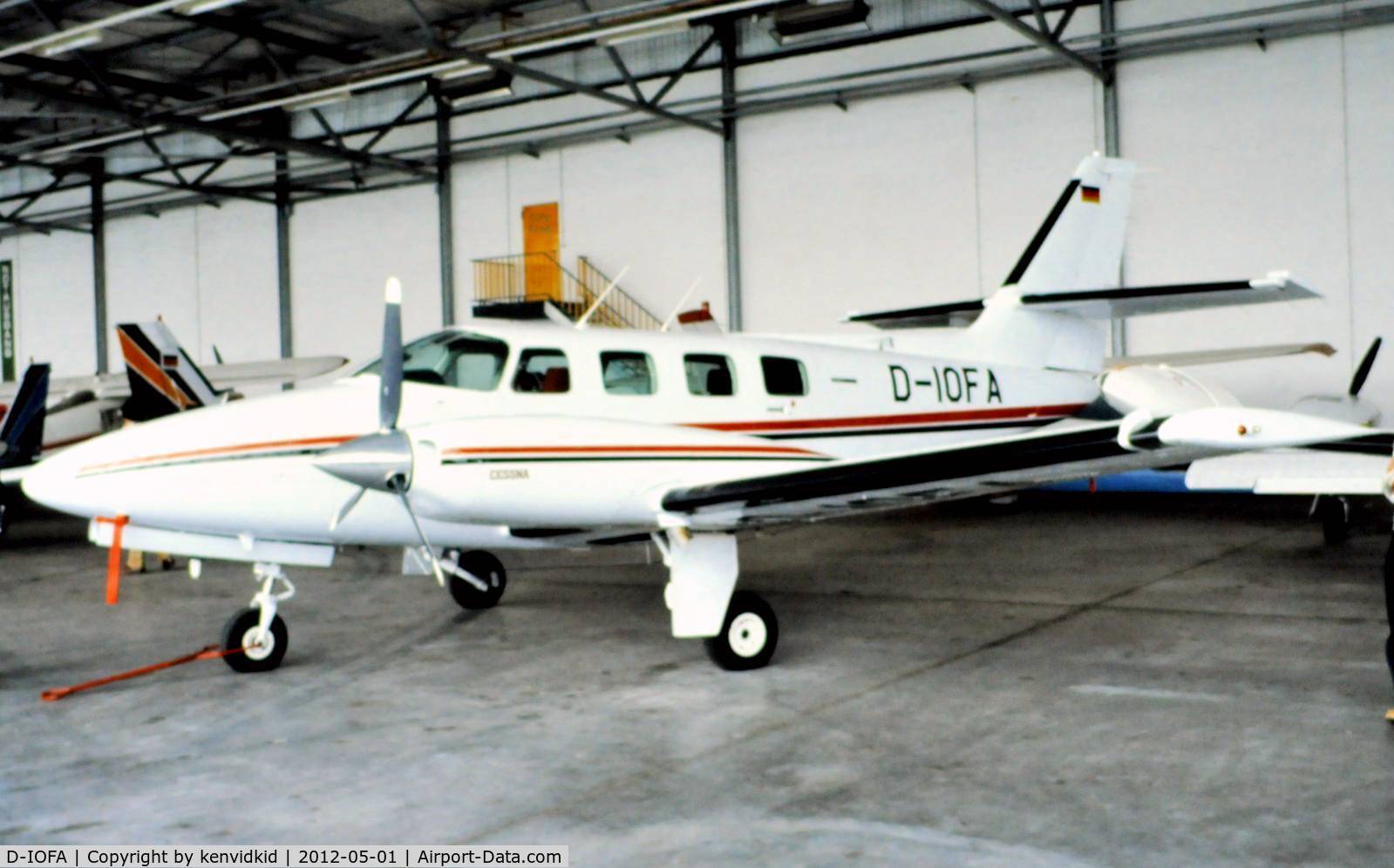 D-IOFA, Cessna T303 Crusader C/N T30300038, Early 80's Germany.