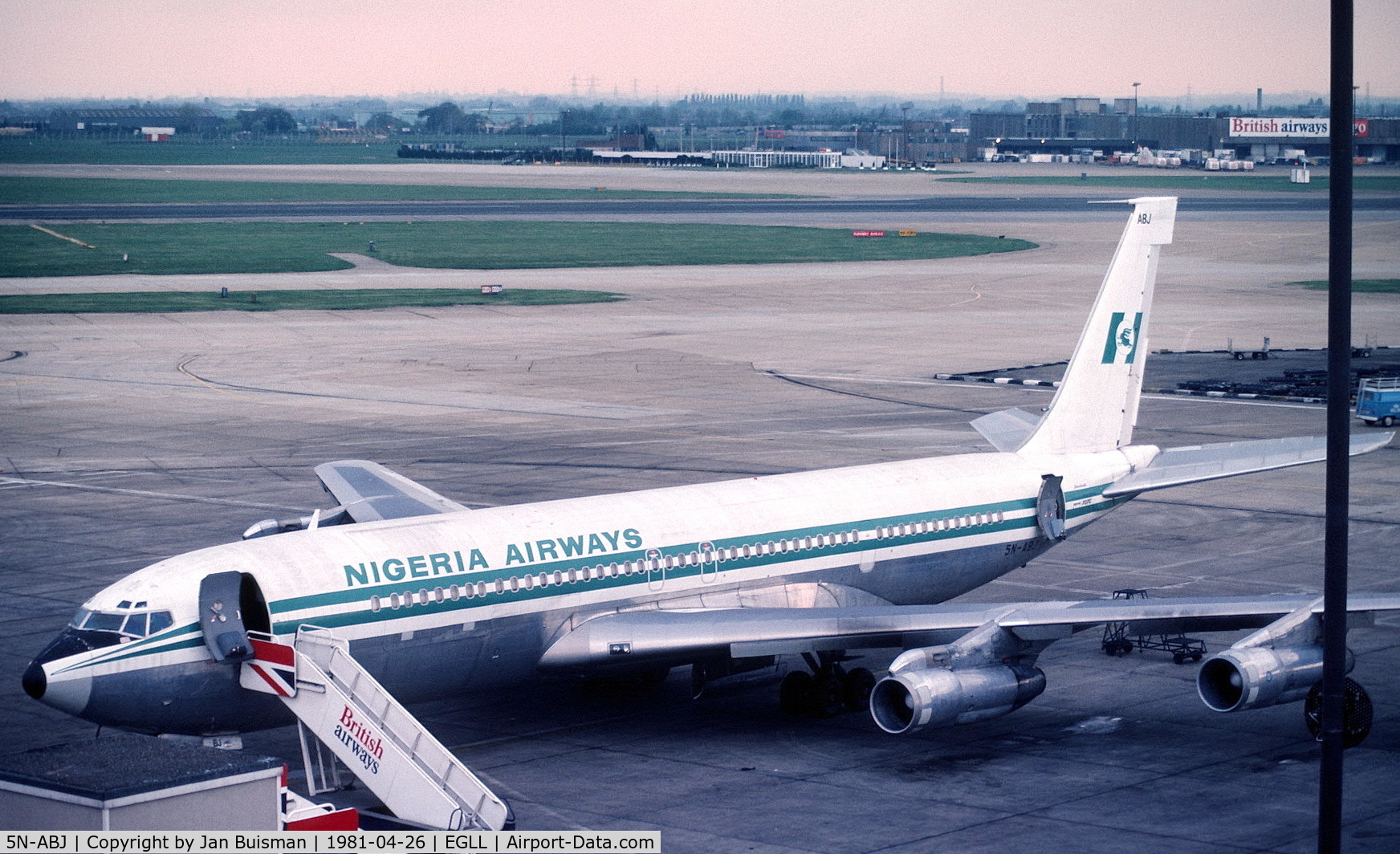 5N-ABJ, 1971 Boeing 707-3F9C C/N 20474, Nigeria Airways