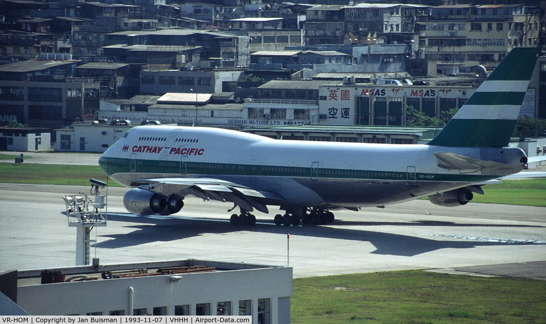 VR-HOM, 1987 Boeing 747-367 C/N 23920, Cathay Pacifiv Airways