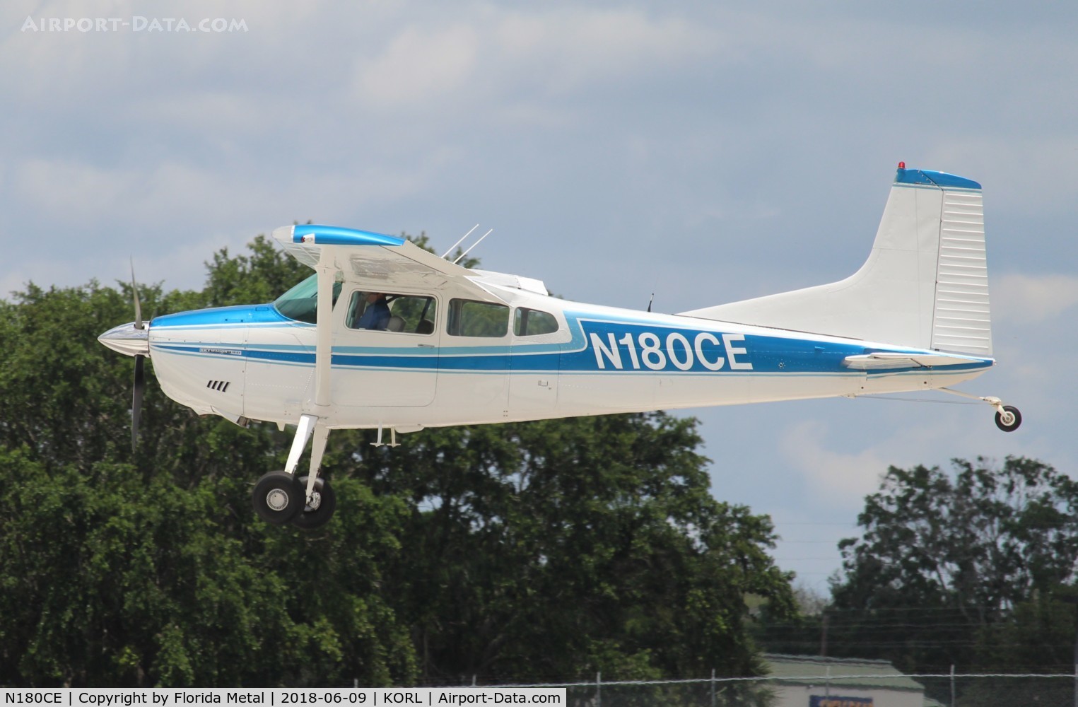 N180CE, 1976 Cessna 180J C/N 18052669, ORL 2018