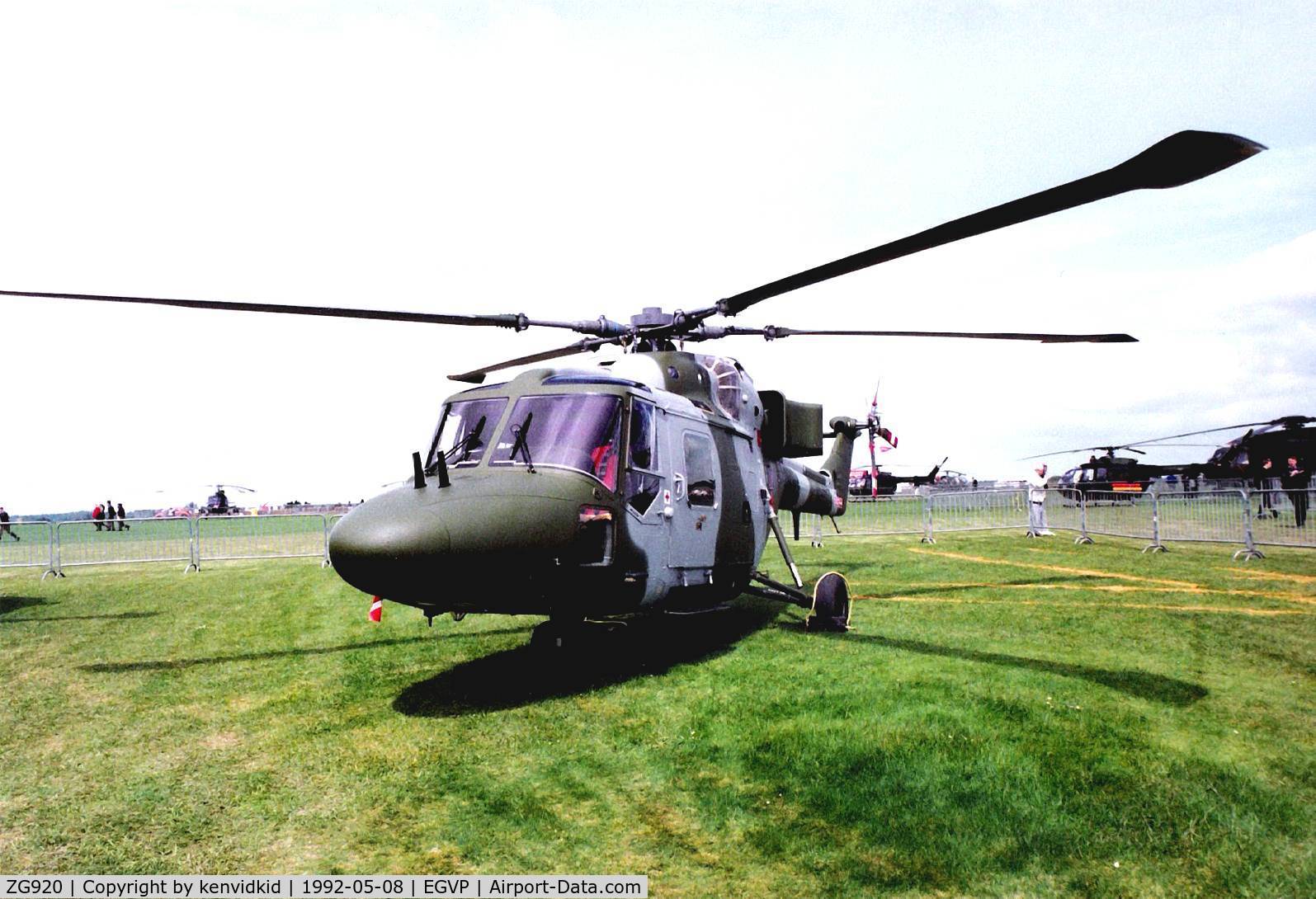 ZG920, Westland Lynx AH.9A C/N 359, At the World Helicopter Championships, Middle Wallop.
