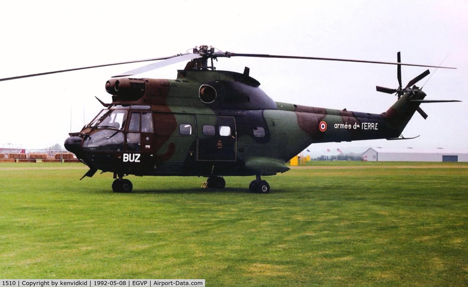 1510, Aérospatiale SA-330B Puma C/N 1510, At the World Helicopter Championships, Middle Wallop.