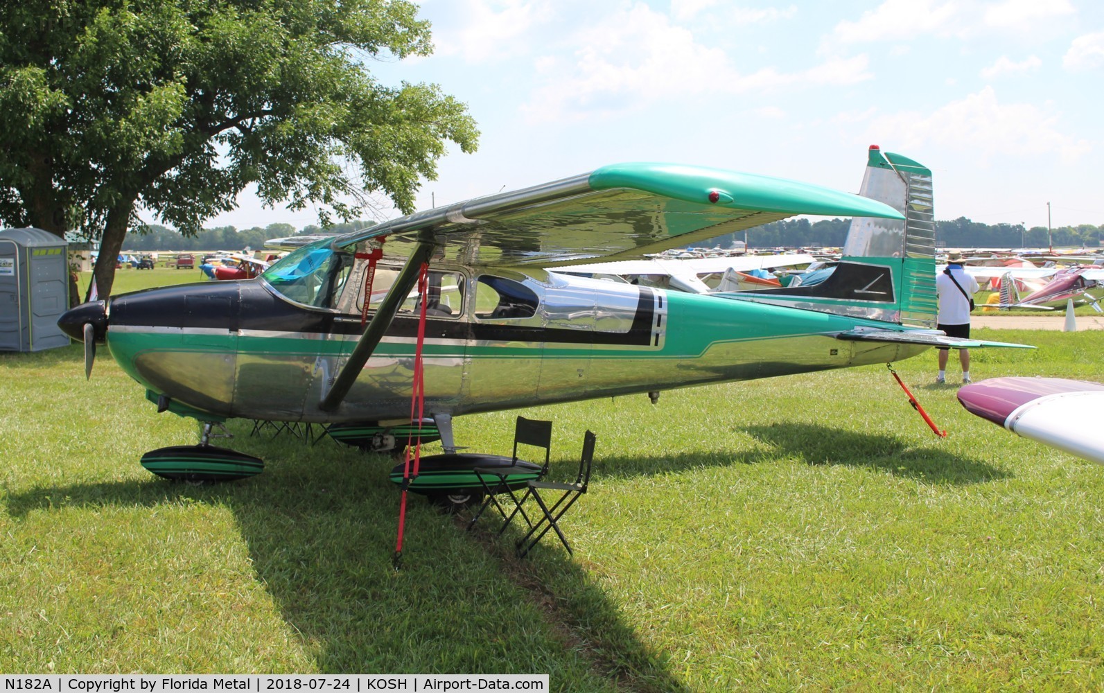 N182A, 1956 Cessna 182A Skylane C/N 33849, OSH 2018
