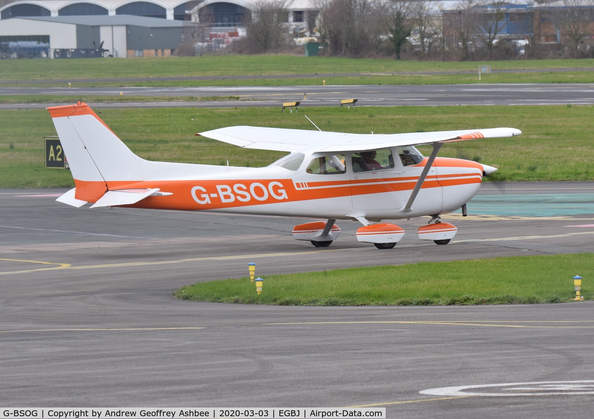 G-BSOG, 1974 Cessna 172M C/N 172-63636, G-BSOG at Gloucestershire Airport.