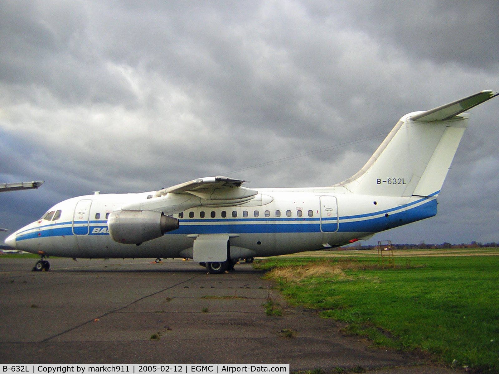 B-632L, 1987 British Aerospace BAe.146-100 C/N E1076, stored