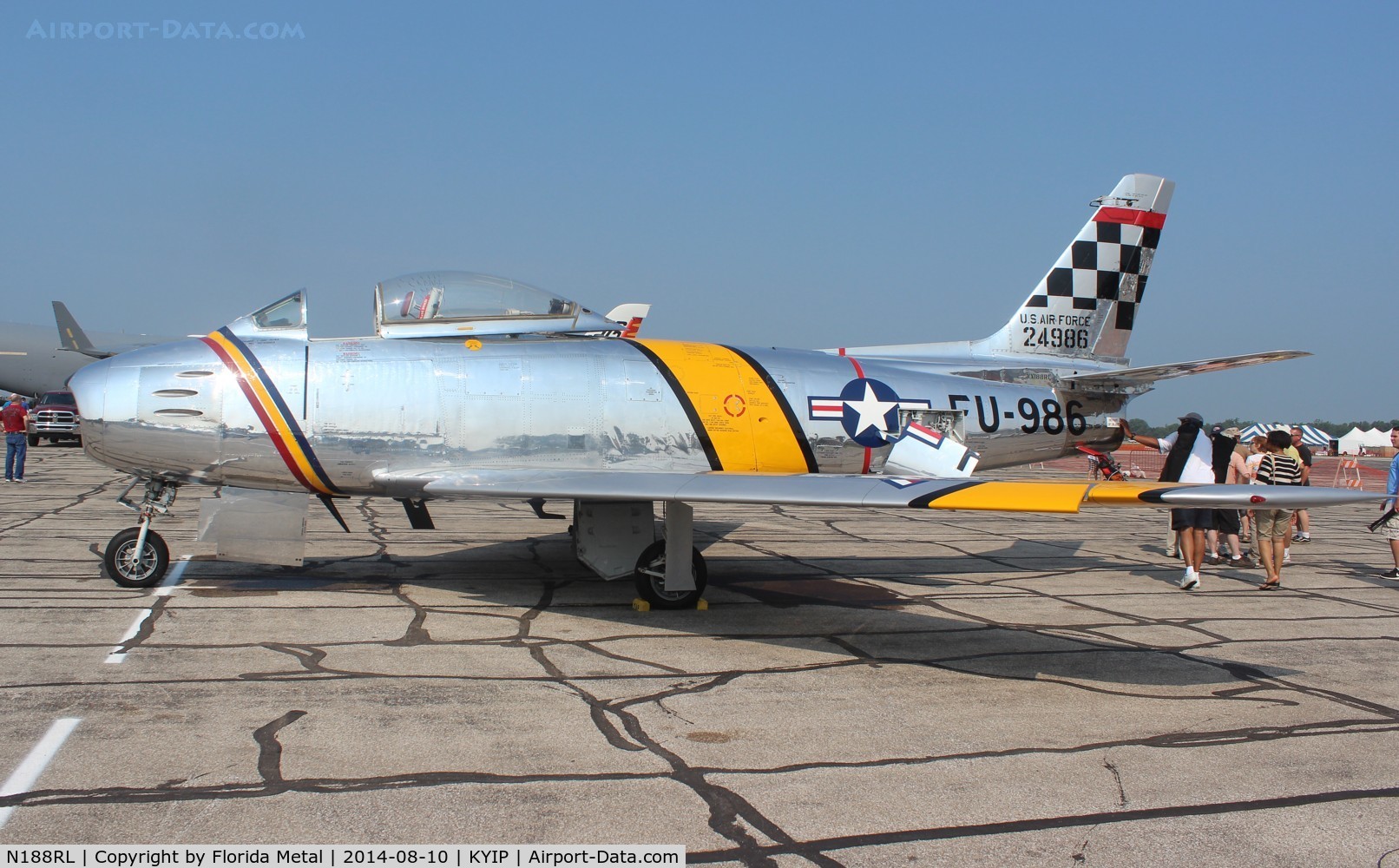 N188RL, 1952 North American F-86F Sabre C/N 191-682, TOM 2014