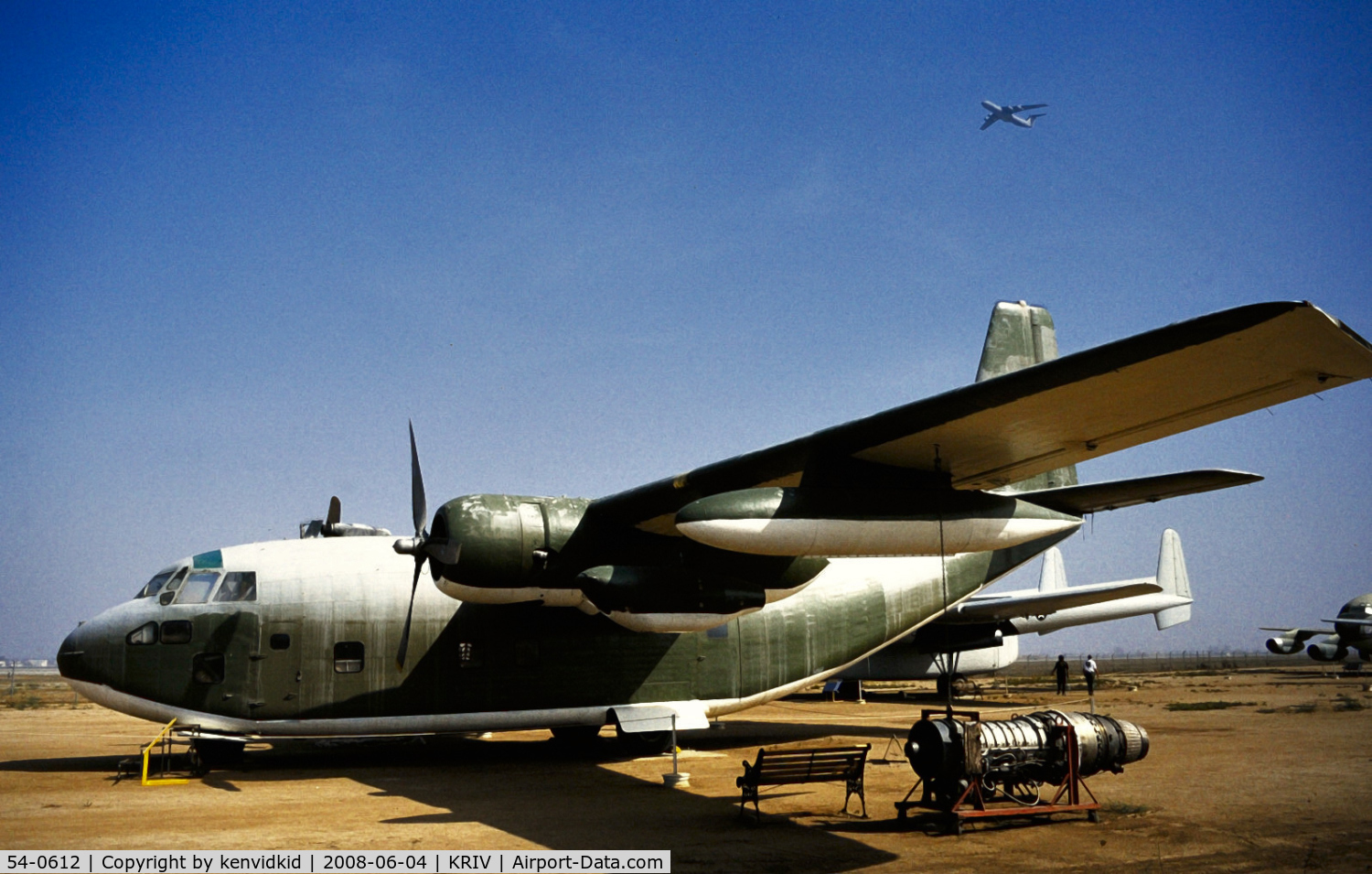 54-0612, 1955 Fairchild C-123K Provider C/N 20061, At March AFB Museum, circa 1993.