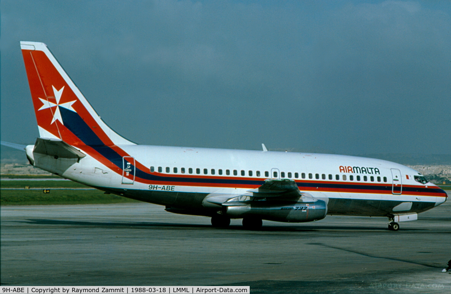 9H-ABE, 1987 Boeing 737-2Y5 C/N 23847, B737-200 9H-ABE Air Malta