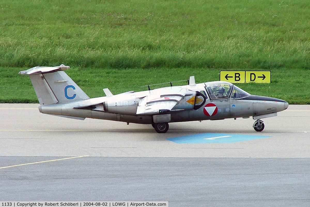 1133, Saab 105OE C/N 105433, BC-33 @ LOWG 2004