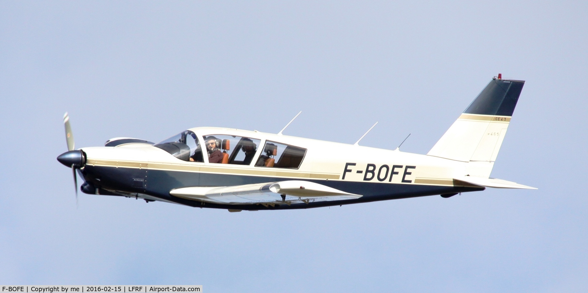 F-BOFE, Wassmer (Cerva) CE-43 Guepard C/N 465, My plane, CE 43 , serial 465, 5 seats, motor IO540-C4B5
