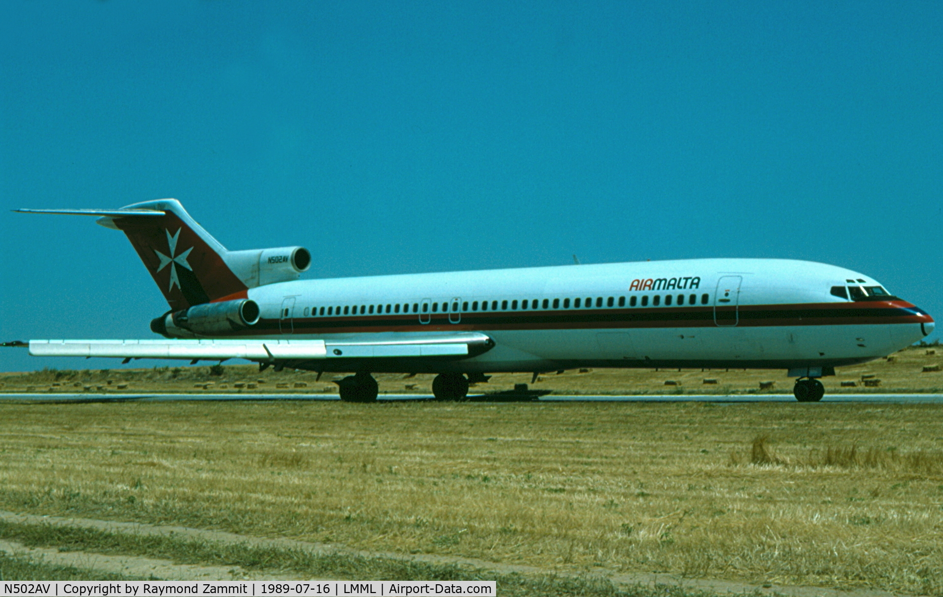 N502AV, 1972 Boeing 727-247 C/N 20580, B727 N502AV Air Malta