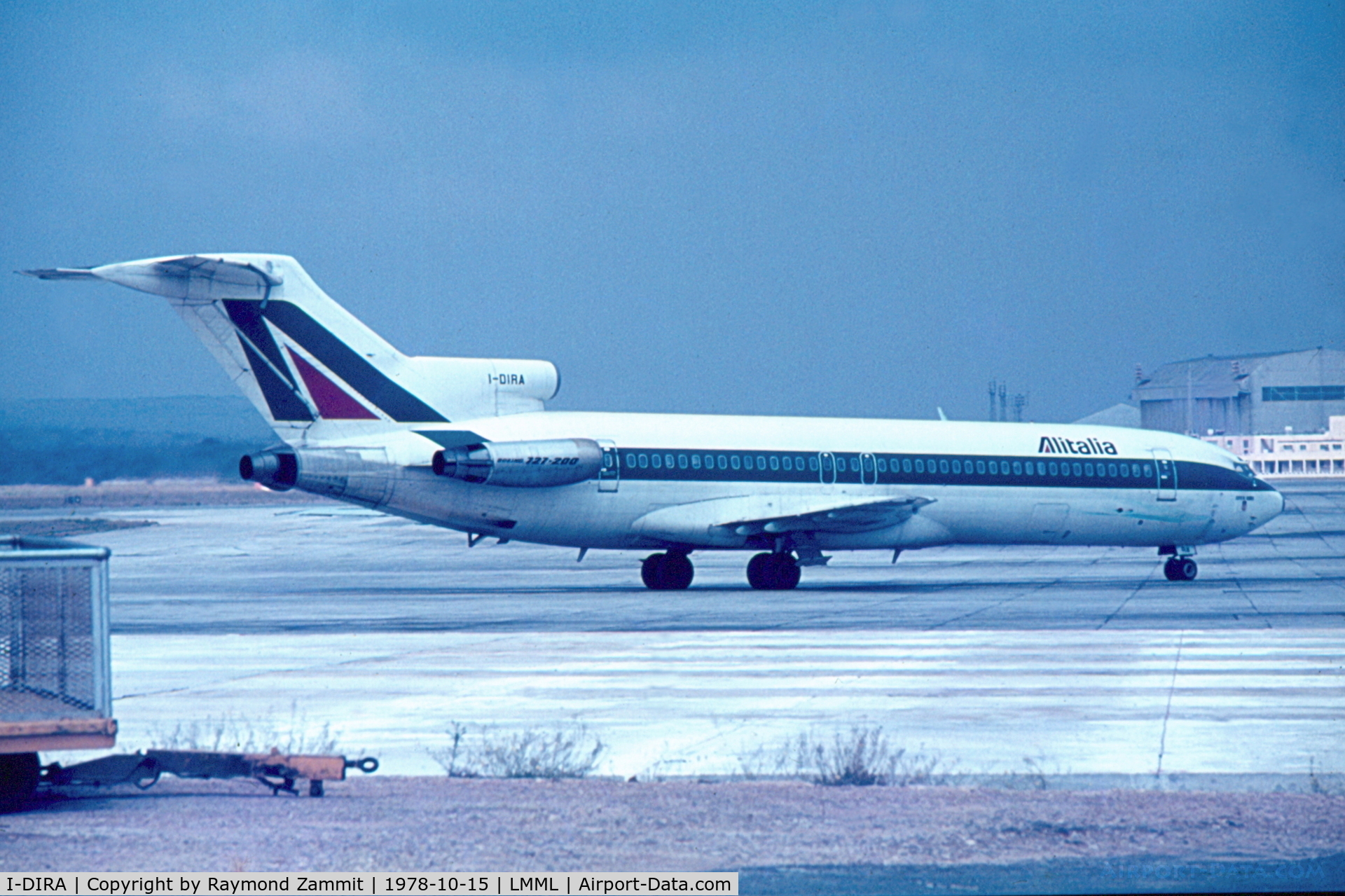 I-DIRA, 1976 Boeing 727-243 C/N 21264, B727 I-DIRA Alitalia