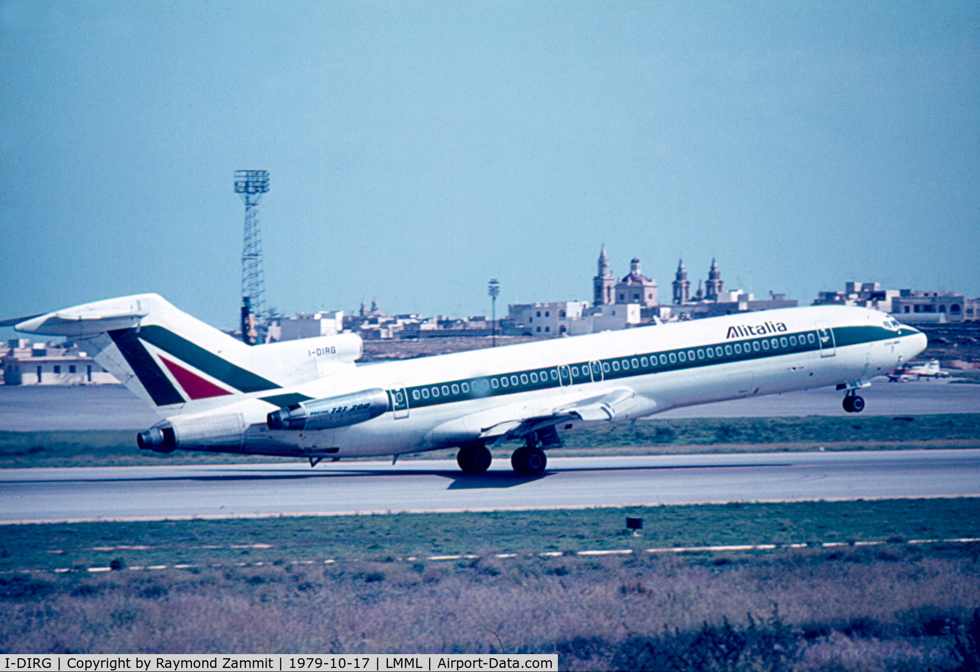 I-DIRG, 1978 Boeing 727-243 C/N 21663, B727 I-DIRG Alitalia
