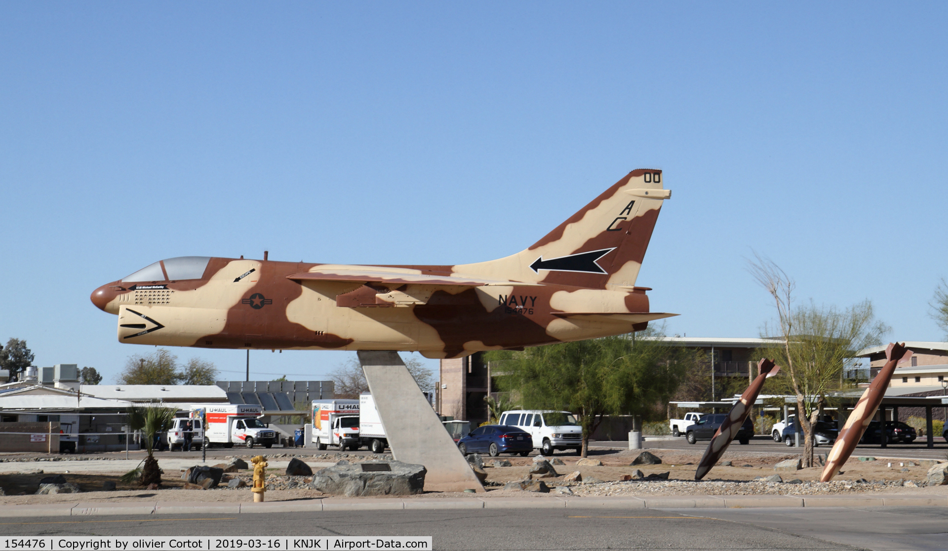 154476, LTV A-7B Corsair II C/N B-116, New paint job for my visit in march 2019