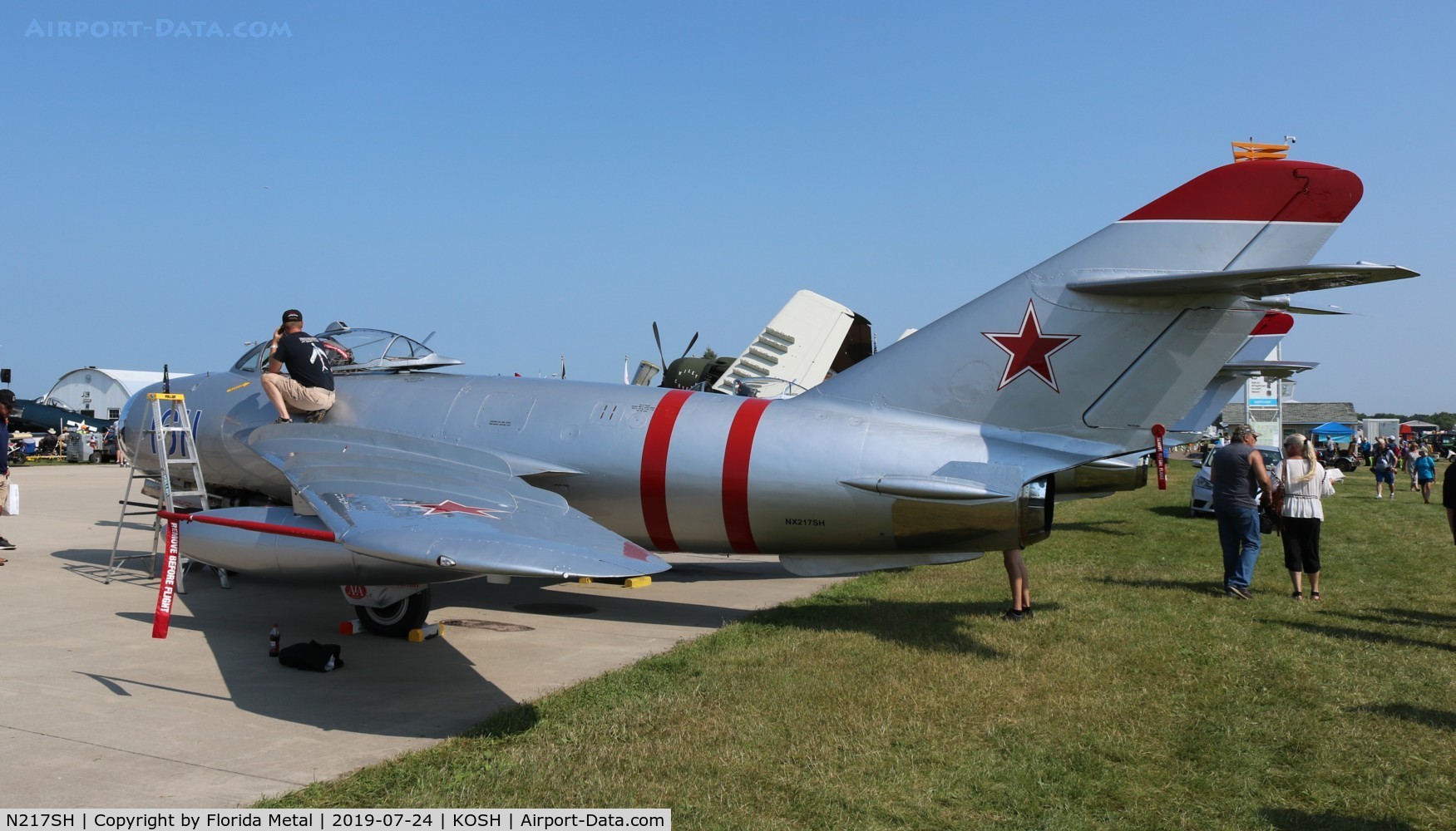 N217SH, 1959 PZL-Mielec Lim-5 (MiG-17F) C/N 1C1611, OSH 2019