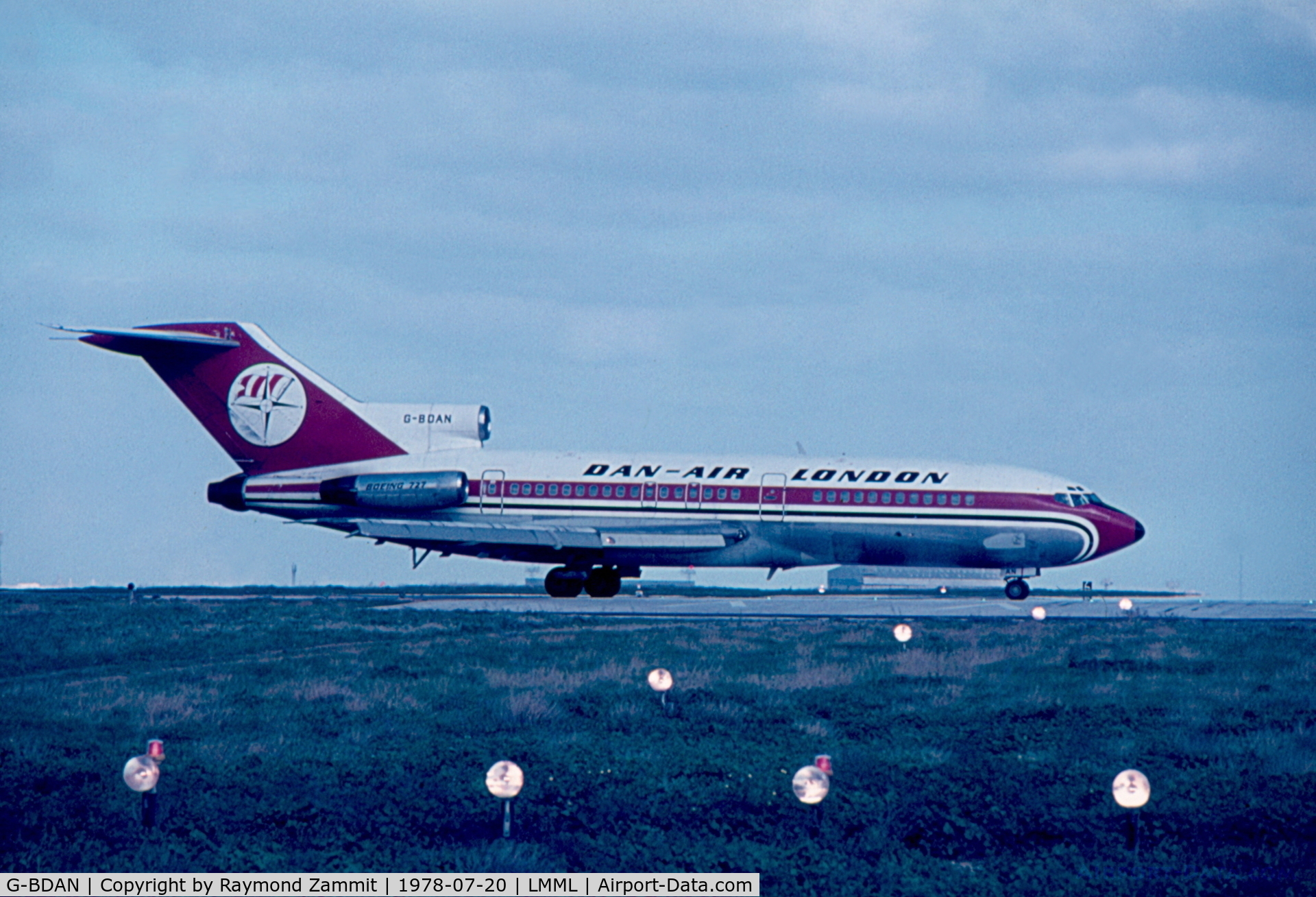 G-BDAN, 1966 Boeing 727-46 C/N 19279, B727 G-BDAN Dan Air London