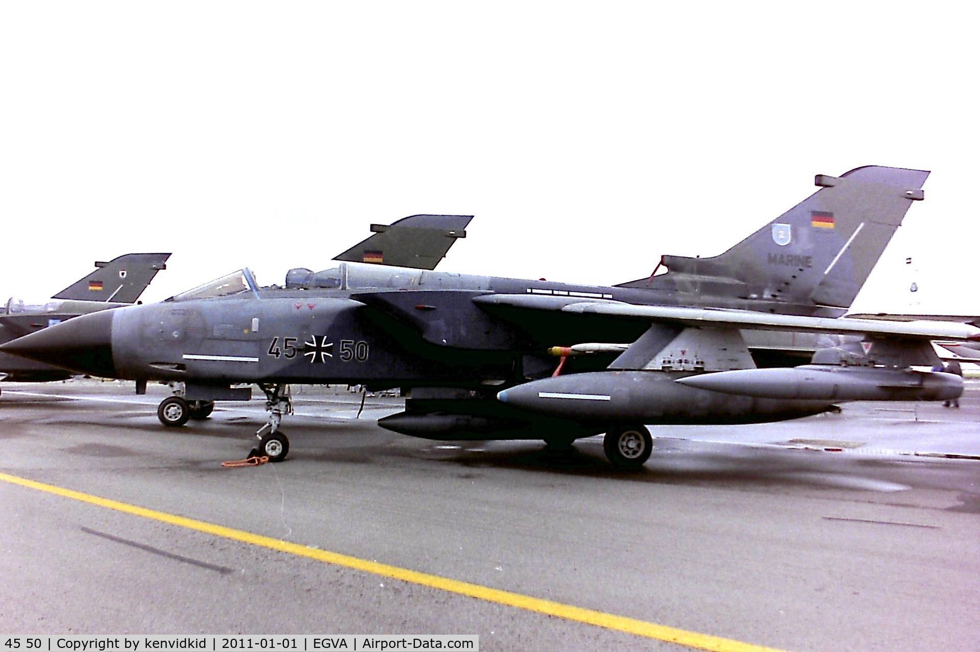 45 50, Panavia Tornado IDS C/N 625/GS198/4250, At RIAT 1993, scanned from negative.