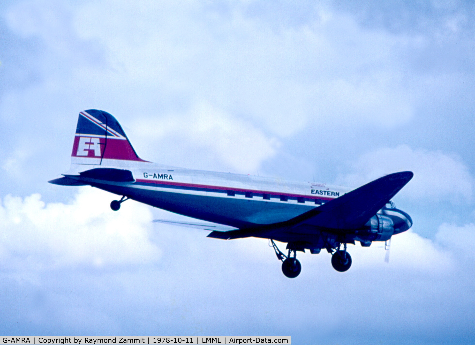 G-AMRA, 1944 Douglas DC-3C (C-47B-15-DK) C/N 15290, DC3 G-AMRA Eastern Airways