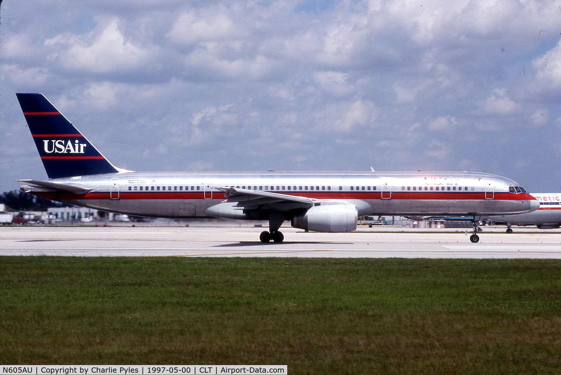 N605AU, 1983 Boeing 757-225 C/N 22201, USAir