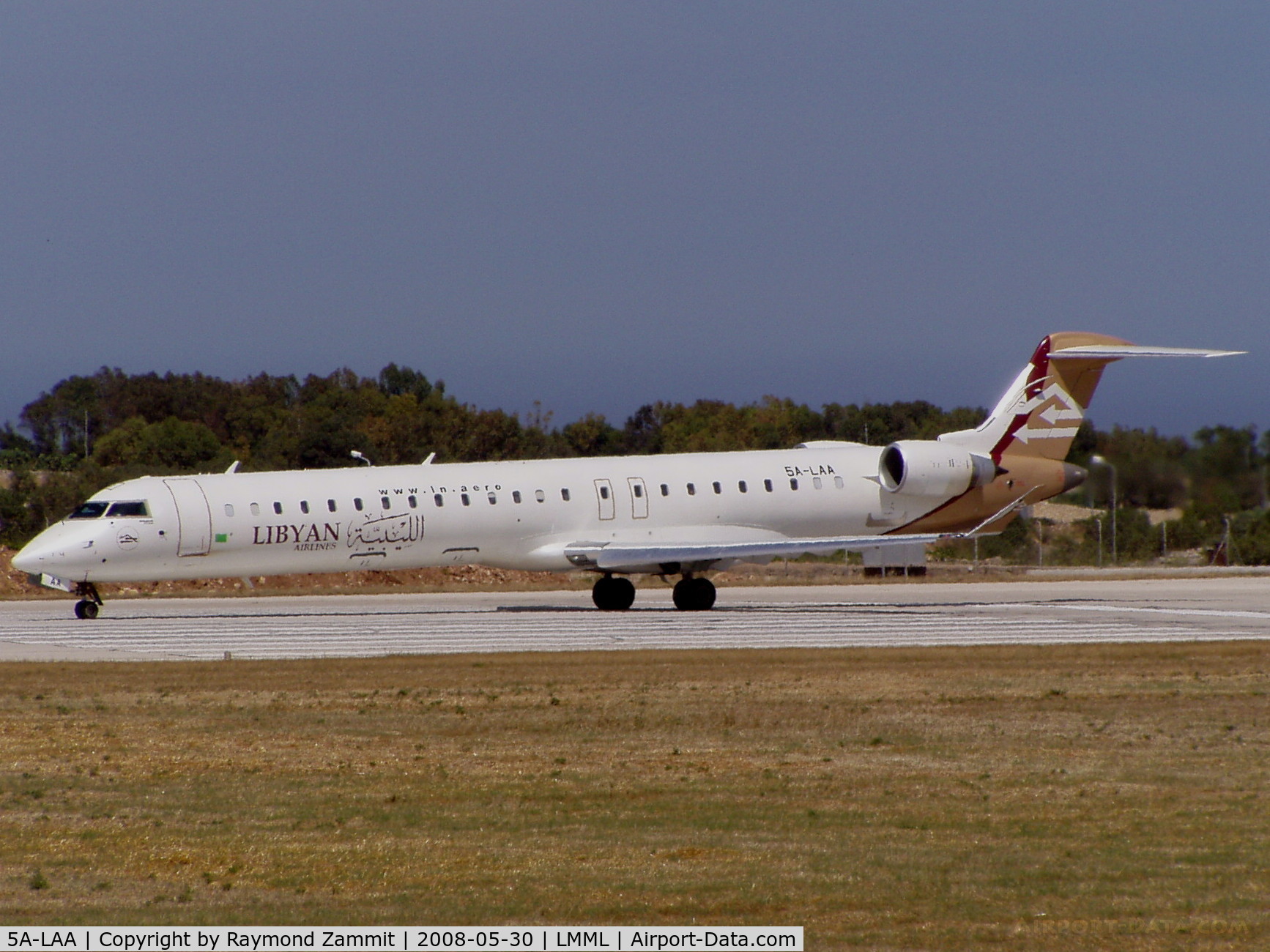 5A-LAA, 2007 Bombardier CRJ-900ER (CL-600-2D24) C/N 15120, Bombardier CRJ-900ER 5A-LAA Libyan Airlines