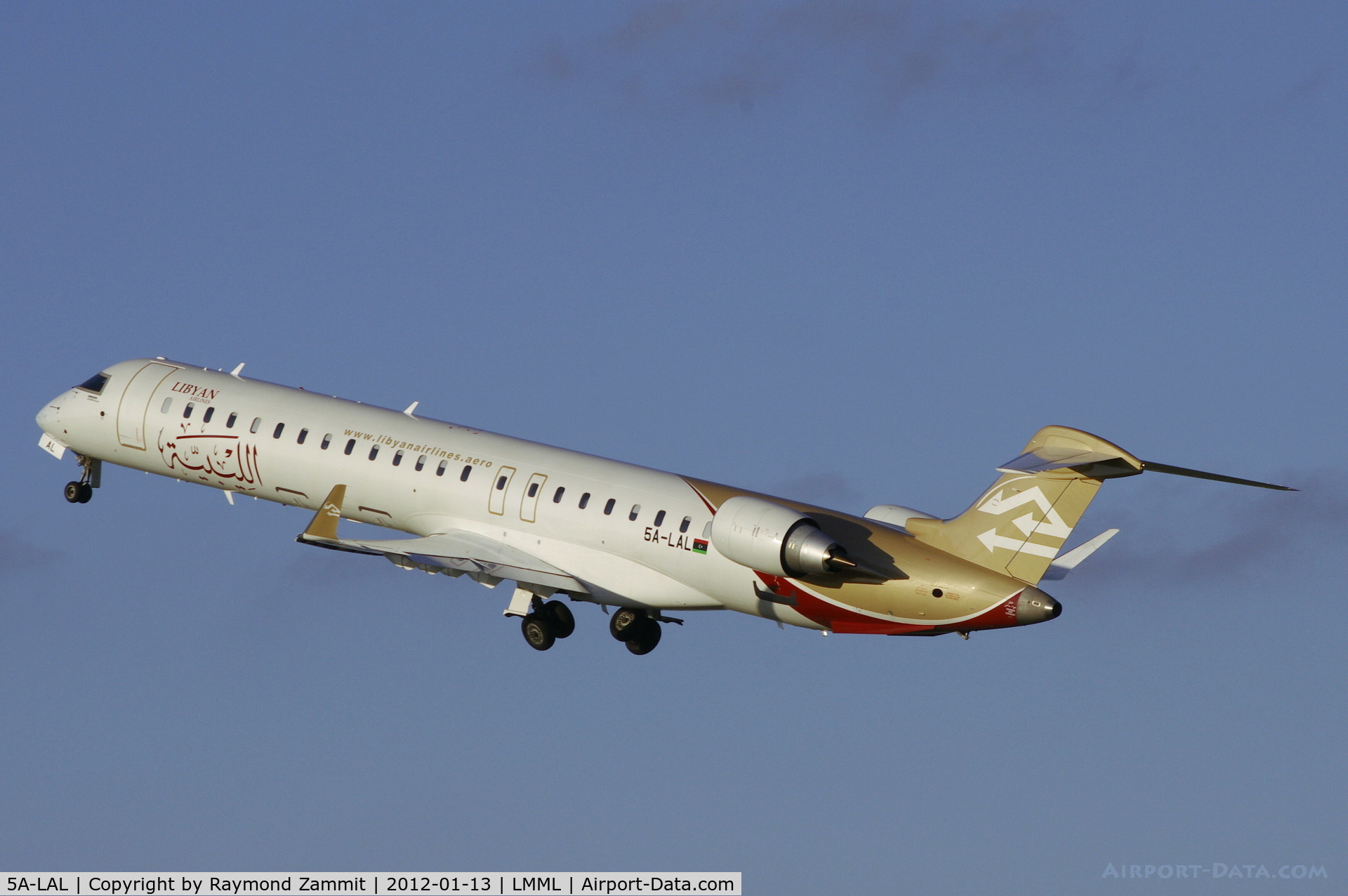 5A-LAL, 2010 Bombardier CRJ-900ER (CL-600-2D24) C/N 15256, Bombardier CRJ900ER 5A-LAL Libyan Airlines