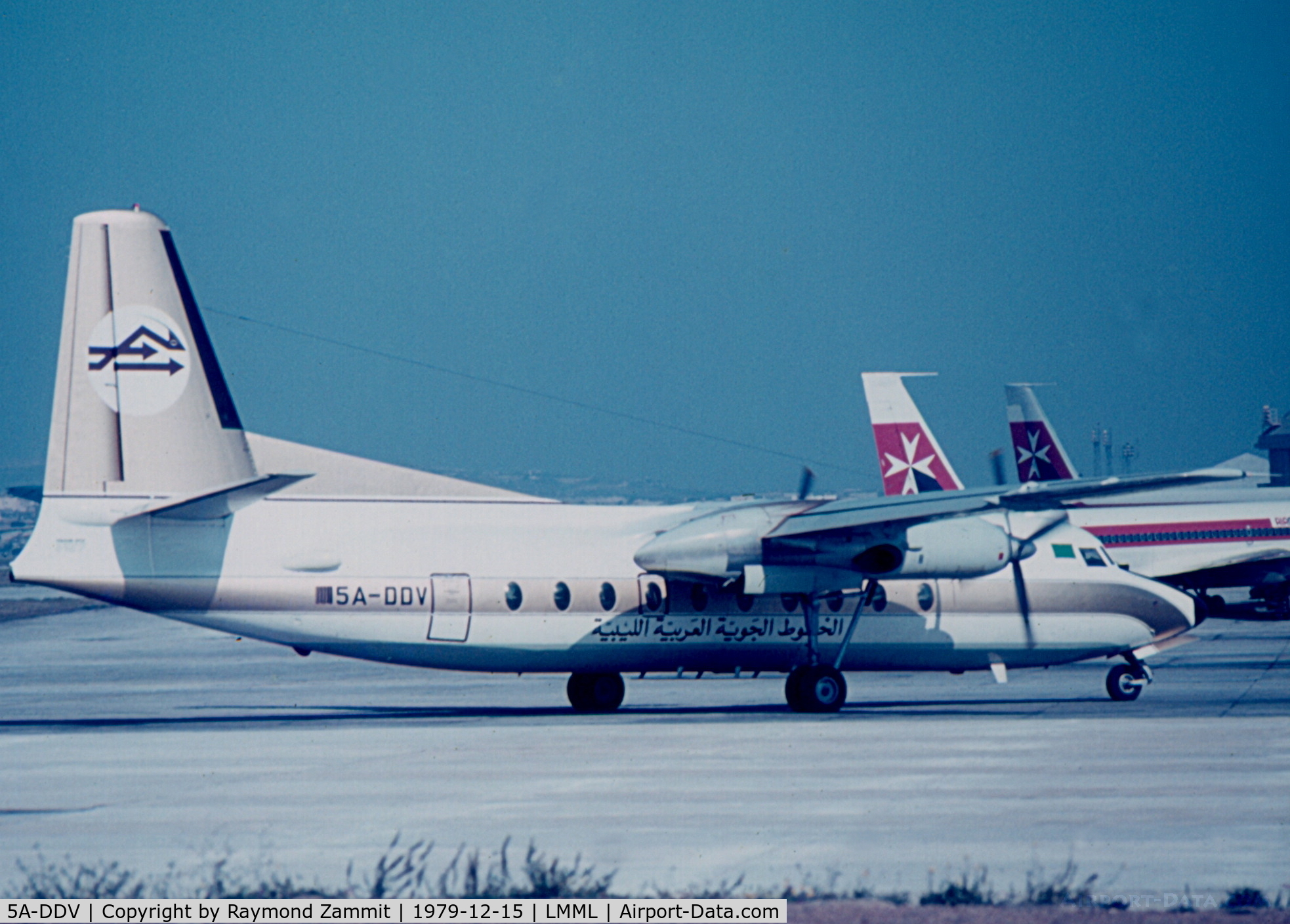 5A-DDV, 1979 Fokker F.27-600 Friendship C/N 10588, Fokker F27 Friendship 5A-DDV Libyan Arab Airlines