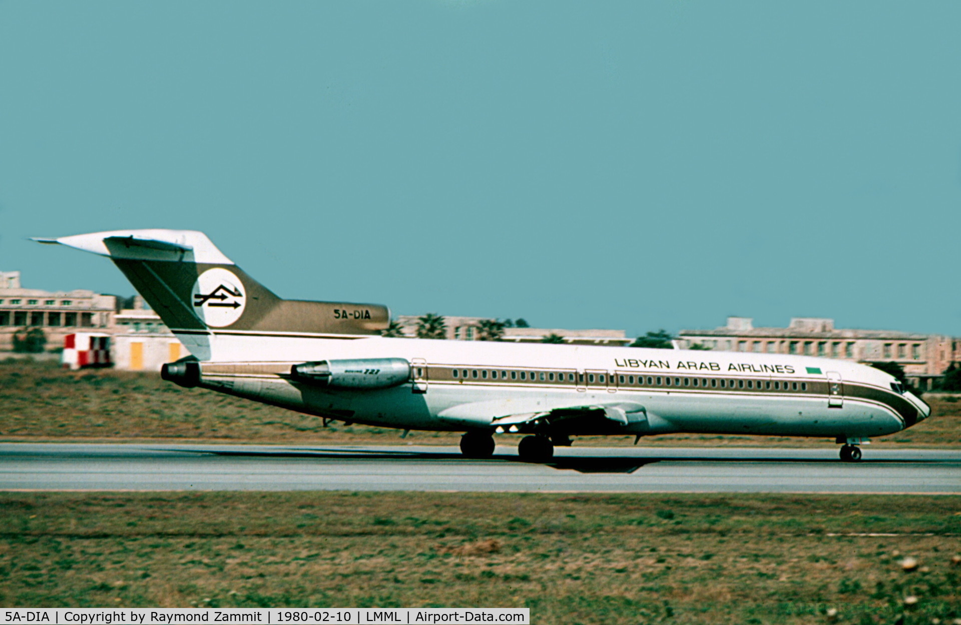 5A-DIA, 1975 Boeing 727-2L5 C/N 21050, B727 5A-DIA Libyan Arab Airlines