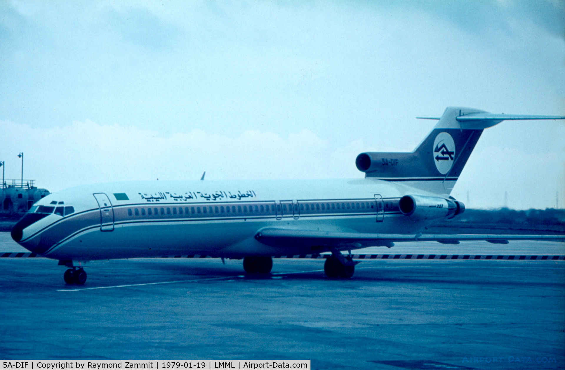5A-DIF, 1977 Boeing 727-2L5 C/N 21332, B727 5A-DIF Libyan Arab Airlines